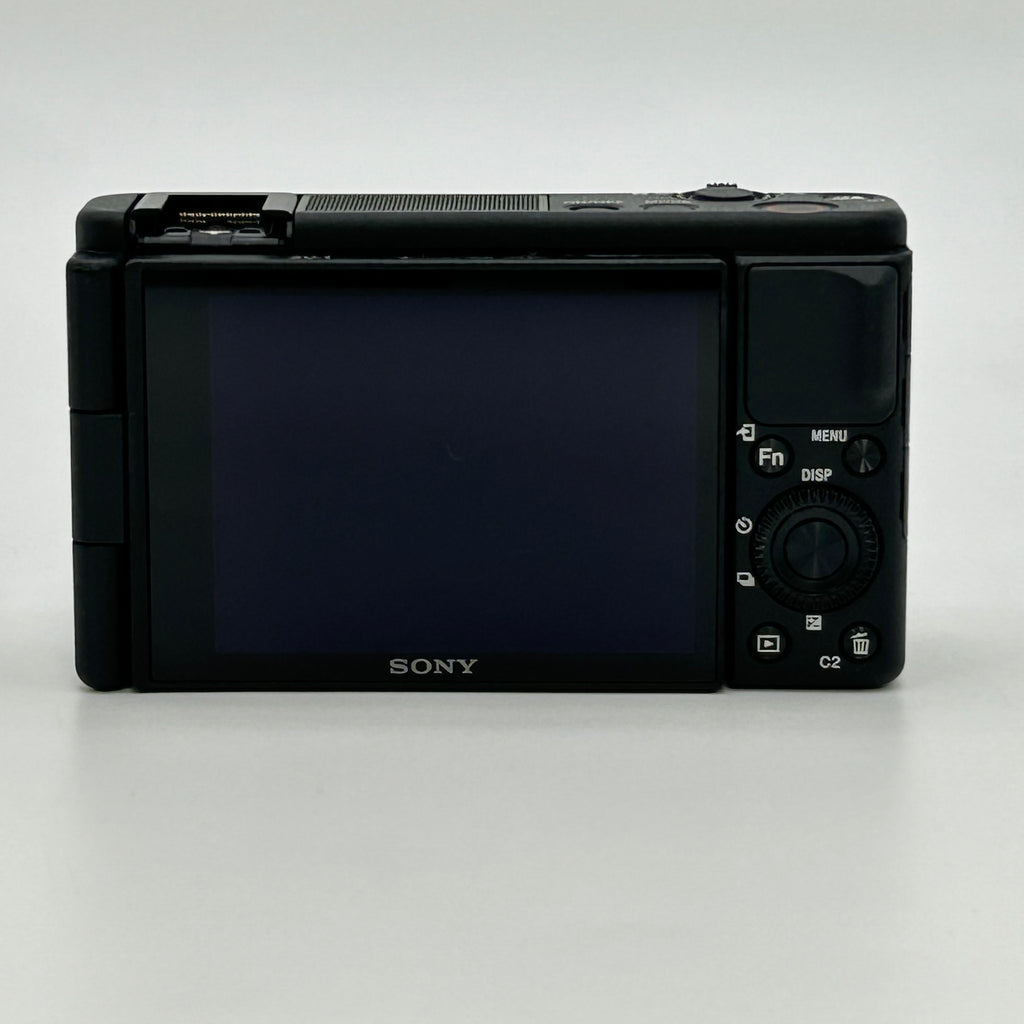 Sony ZV-1 Compact Digital Camera Zeiss Lens Flip-out Screen Black USB f/1.8-2.8 - Black - Used
