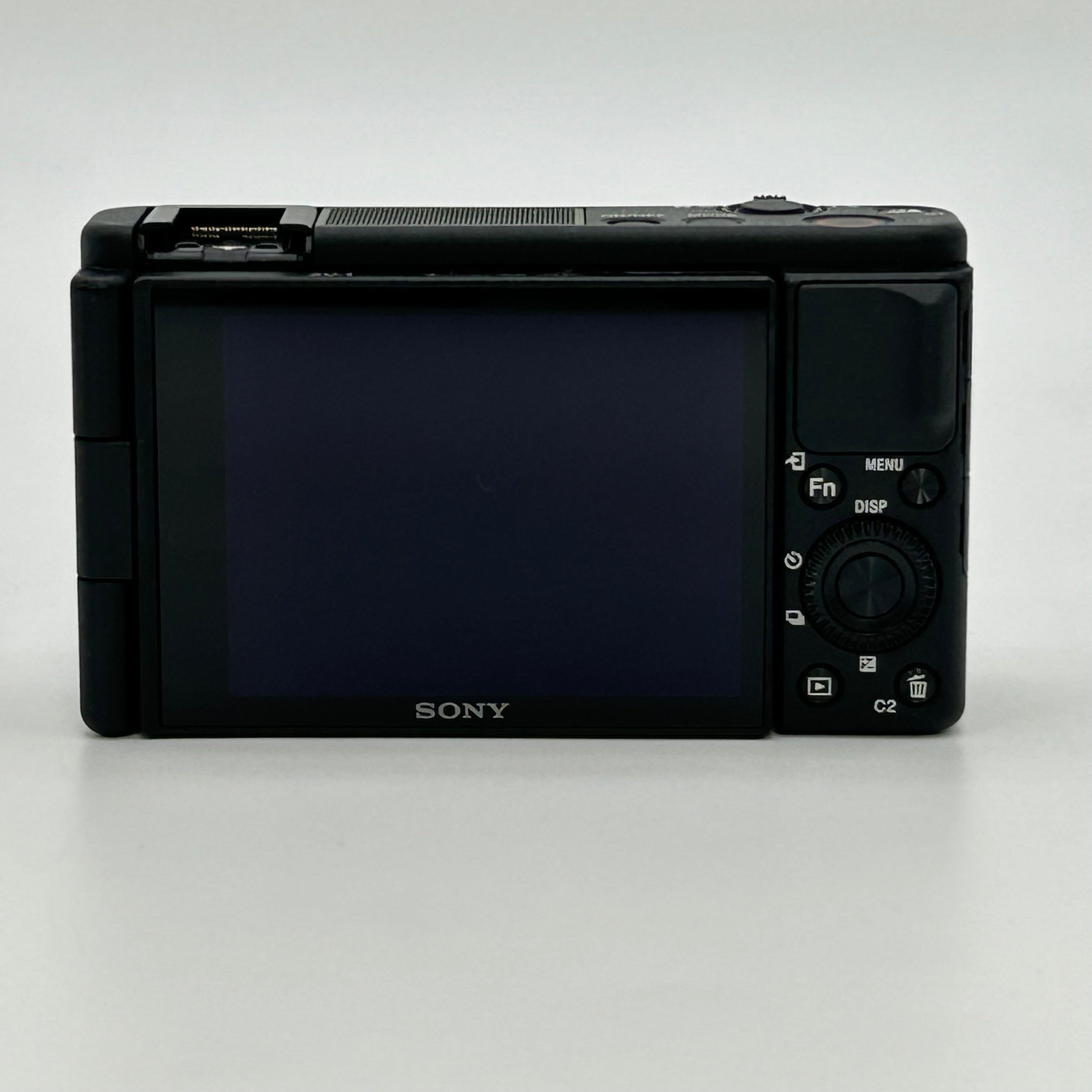 Sony ZV-1 Compact Digital Camera Zeiss Lens Flip-out Screen Black USB f/1.8-2.8 - Black - Used