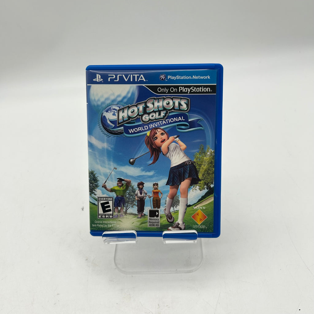 Hot Shots Golf World Invitation PlayStation Vita PS Vita w/ Case & Manual