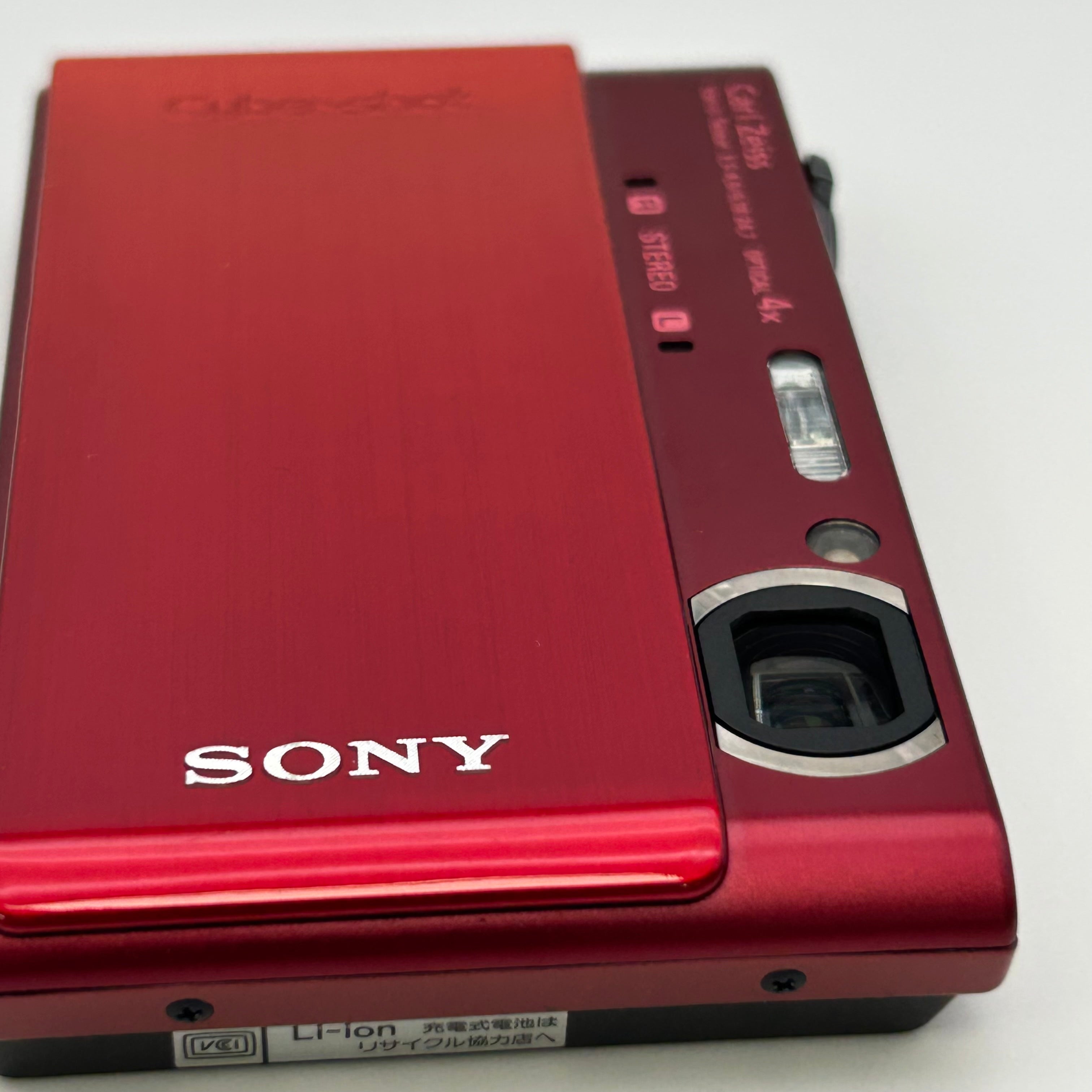 Sony DSC-T900 12.1MP CCD Red Digital Camera - Used