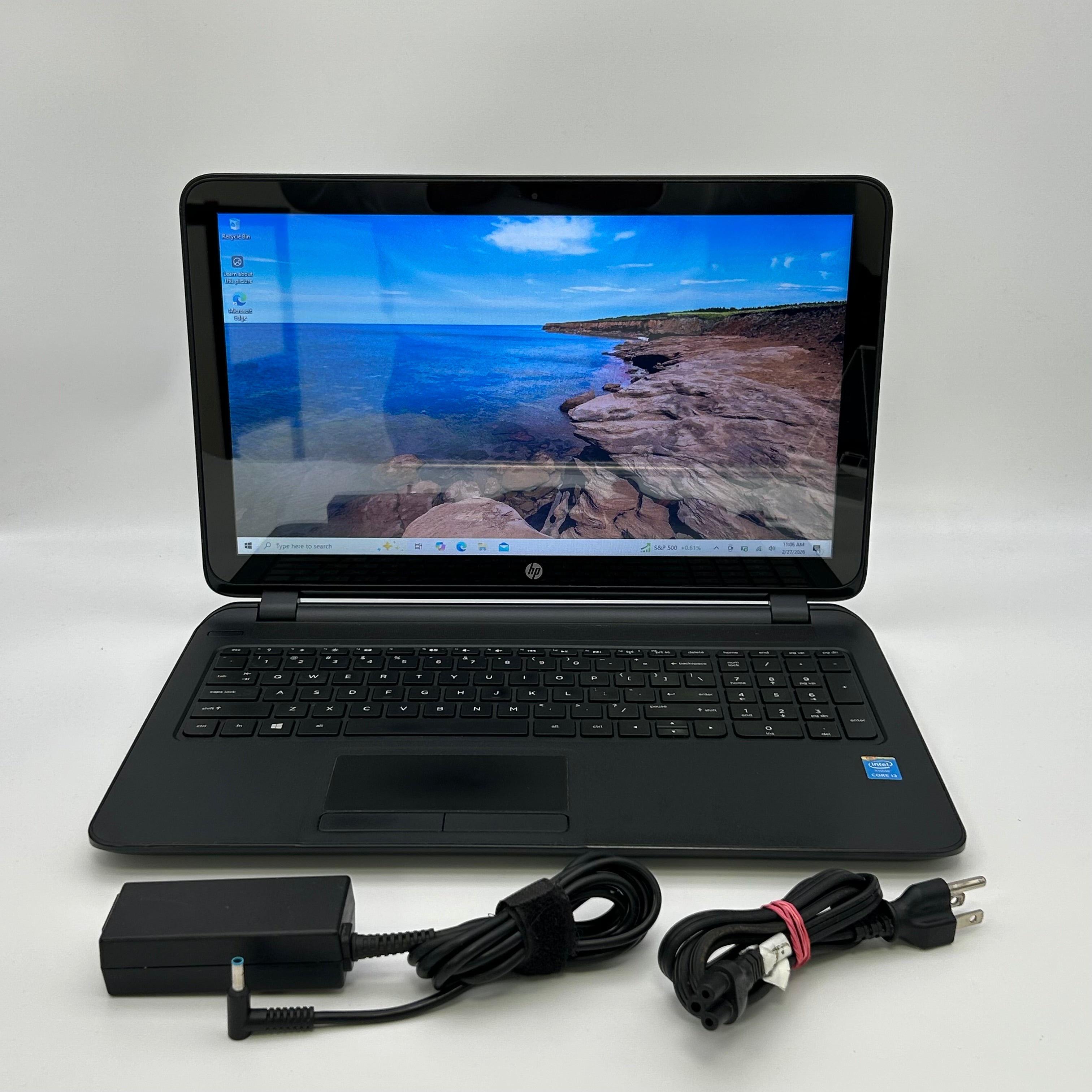HP 15-f162dx 15-inch Core i3 6GB RAM 700GB HDD Touchscreen Laptop - Used