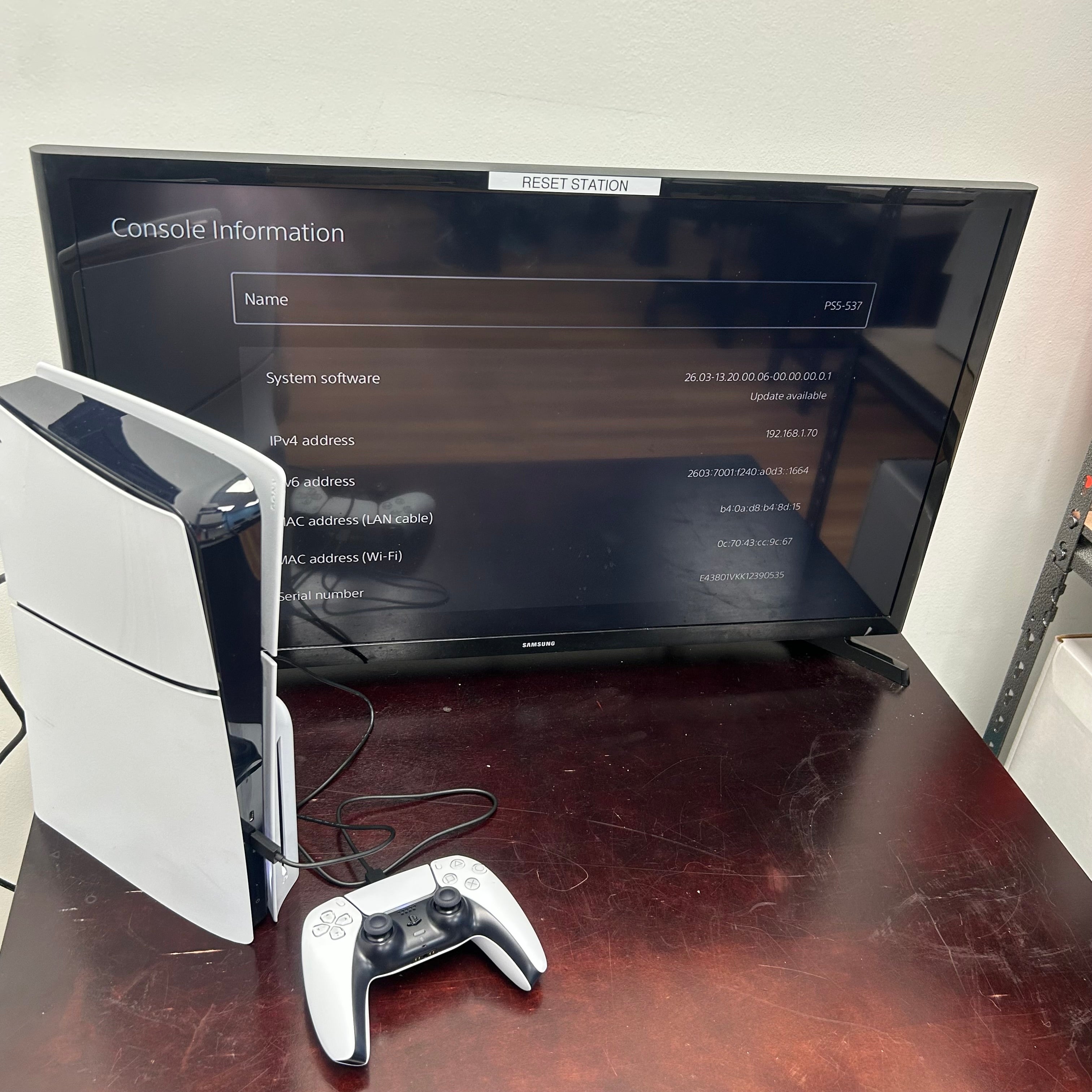 Sony PlayStation 5 Slim Disk Edition 1TB Gaming Console - White CFI-2015