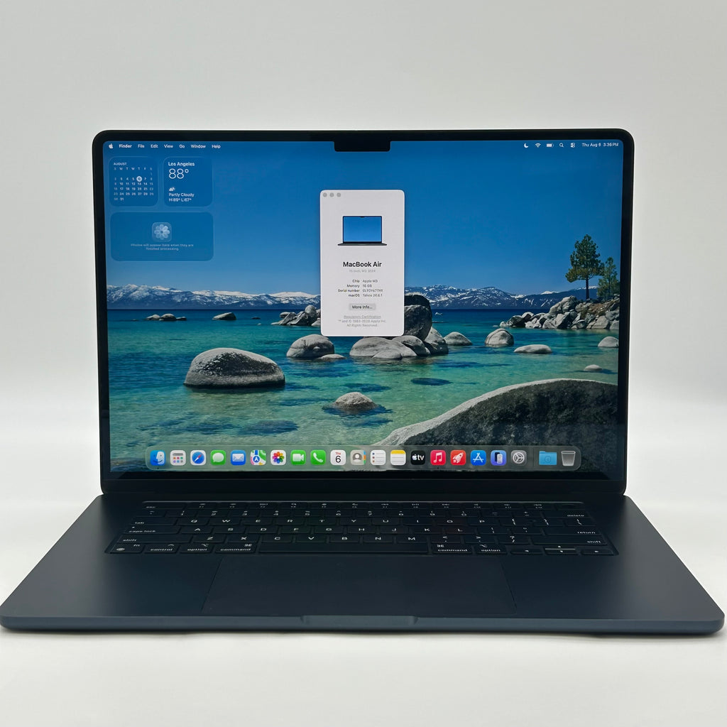 Apple MacBook Air 15" M3 A3114 2024 16GB RAM 256GB w/ Charger 94% BH