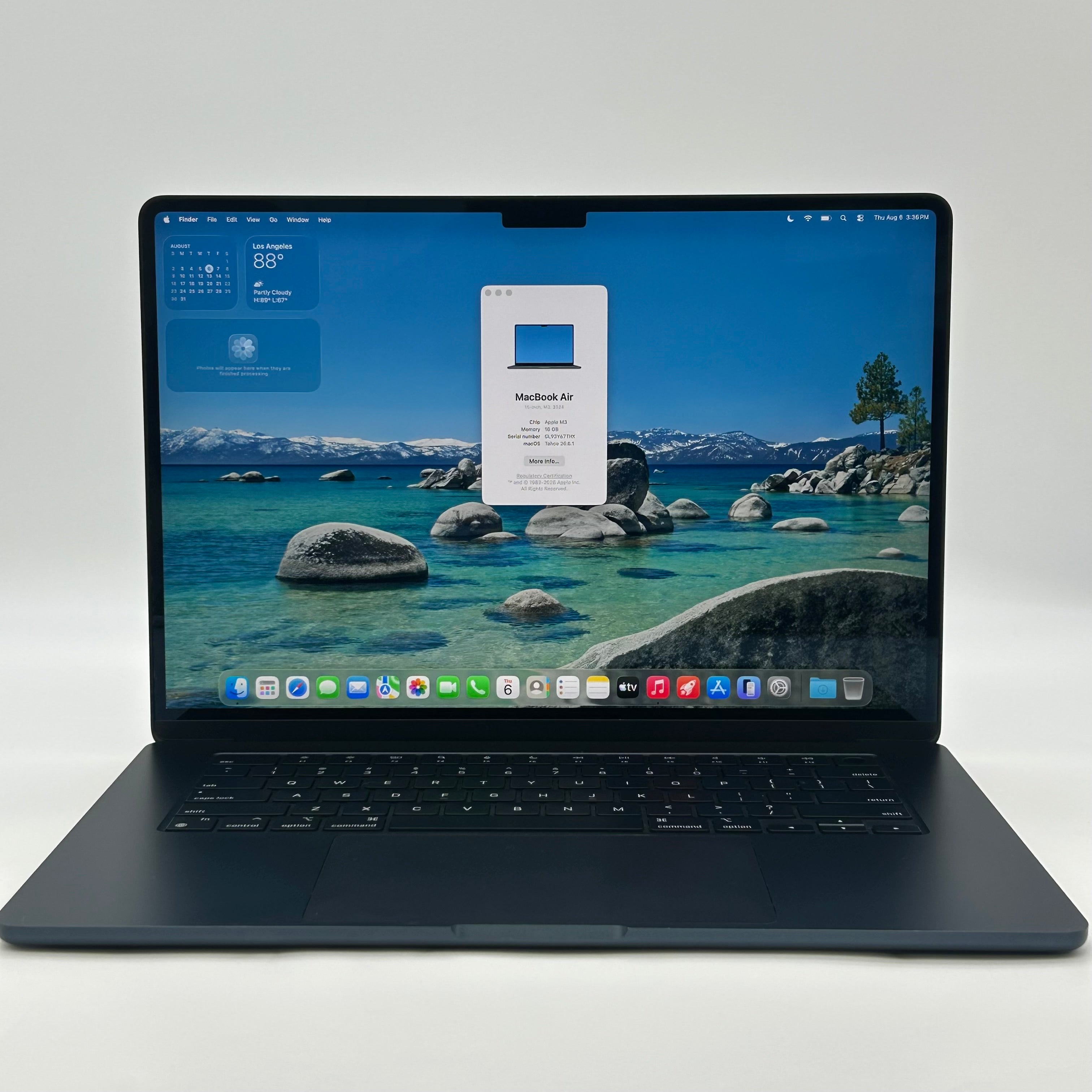 Apple MacBook Air 15" M3 A3114 2024 16GB RAM 256GB w/ Charger 94% BH