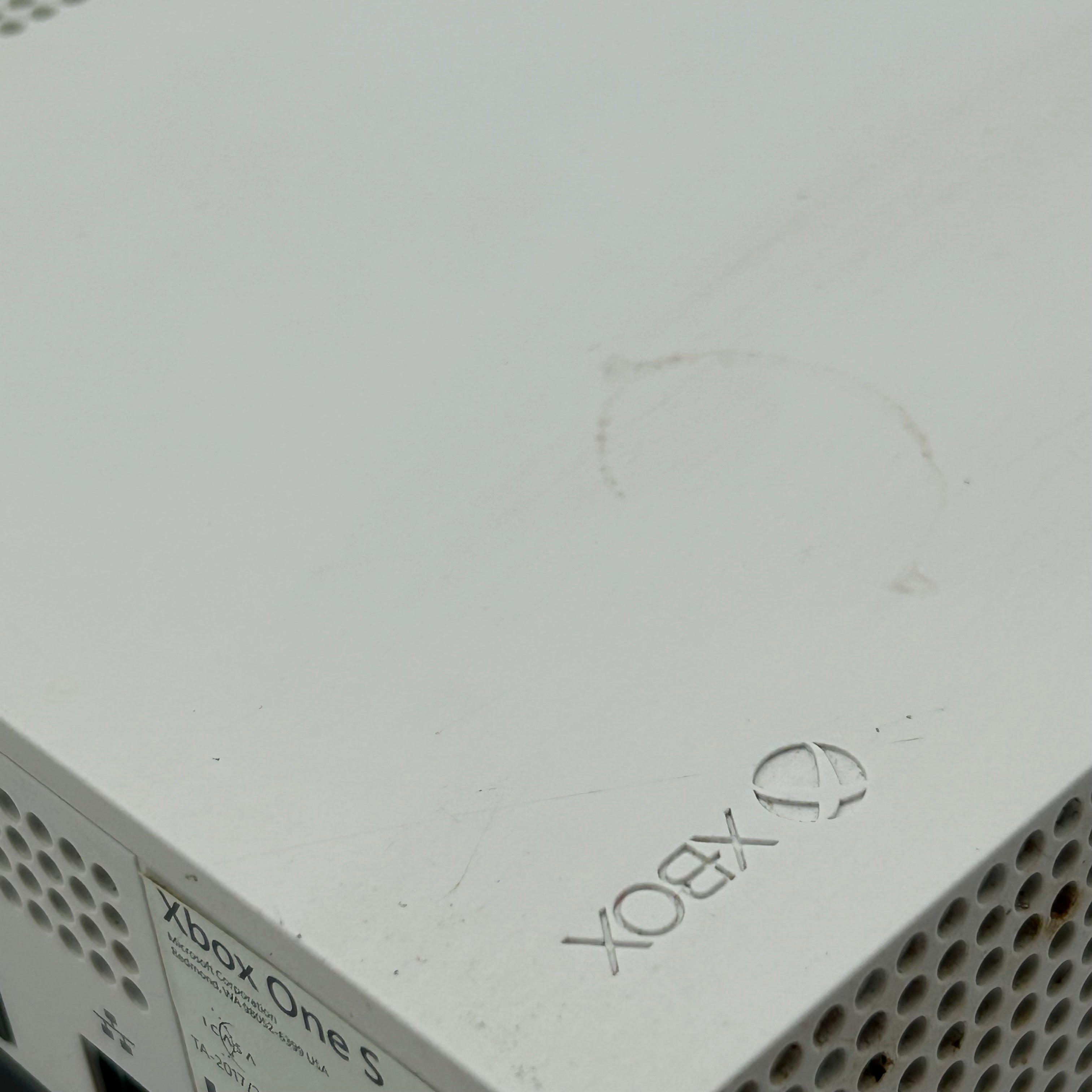 Microsoft Xbox One S 1681 2016 White Console Only  - For Parts