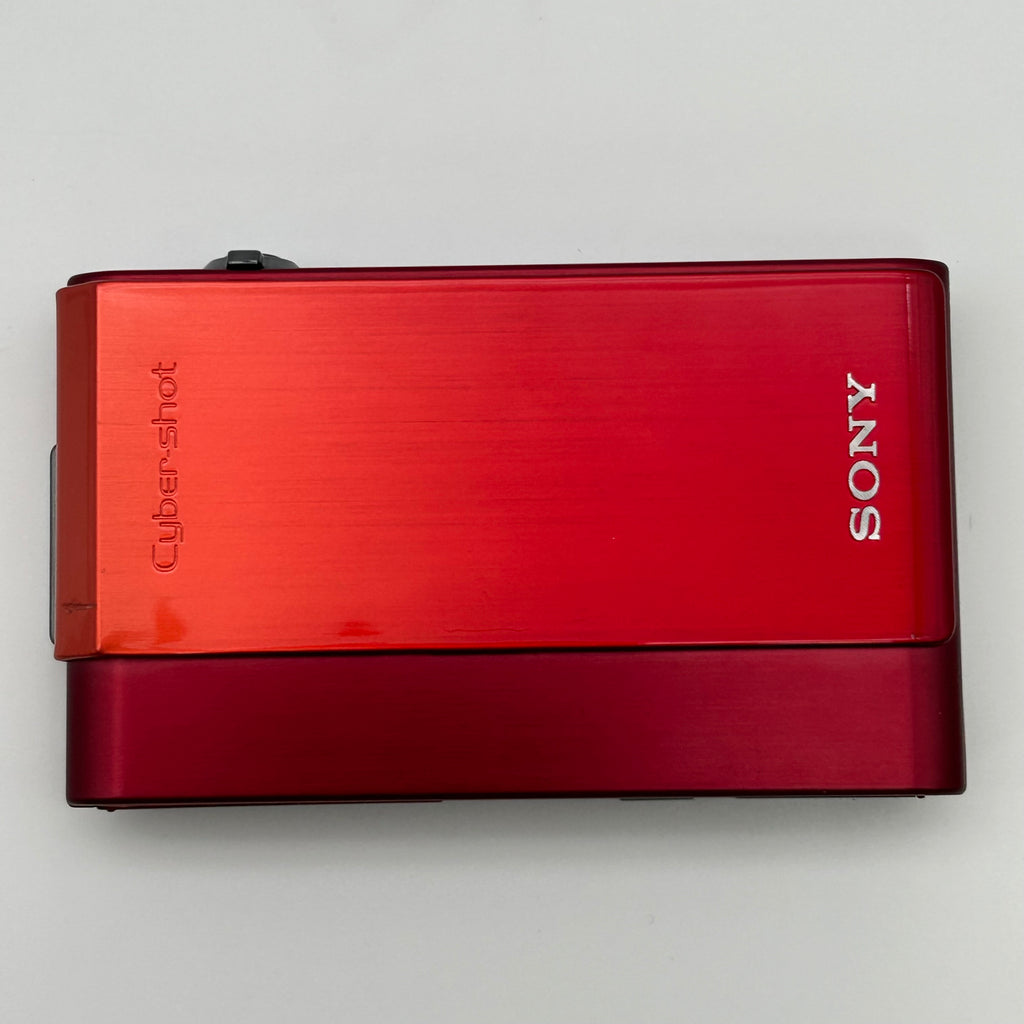 Sony DSC-T900 12.1MP CCD Red Digital Camera - Used