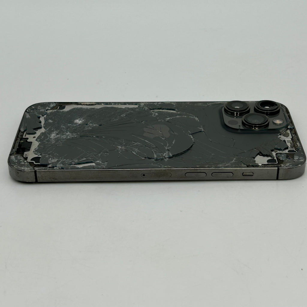 Apple iPhone 13 Pro Max (A2484) - 128GB - Black (Unlocked) Broken Screen/Back - READ