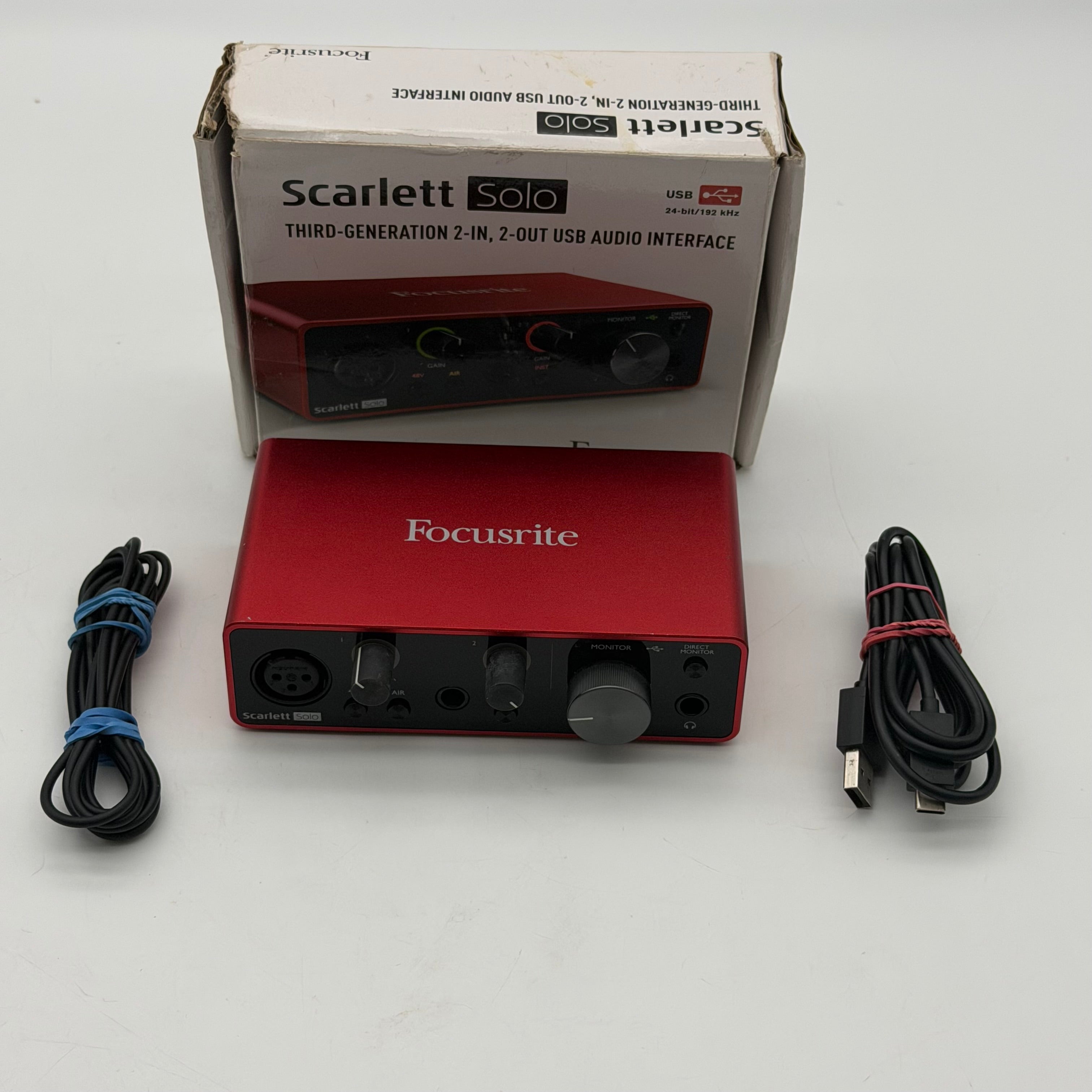 Focusrite Scarlett Solo 3rd Gen USB Audio Interface - Open Box