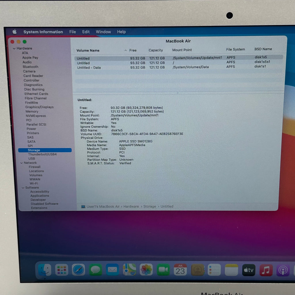 Apple MacBook Air 13" A1466 2017 Core i5 8GB 128GB Silver