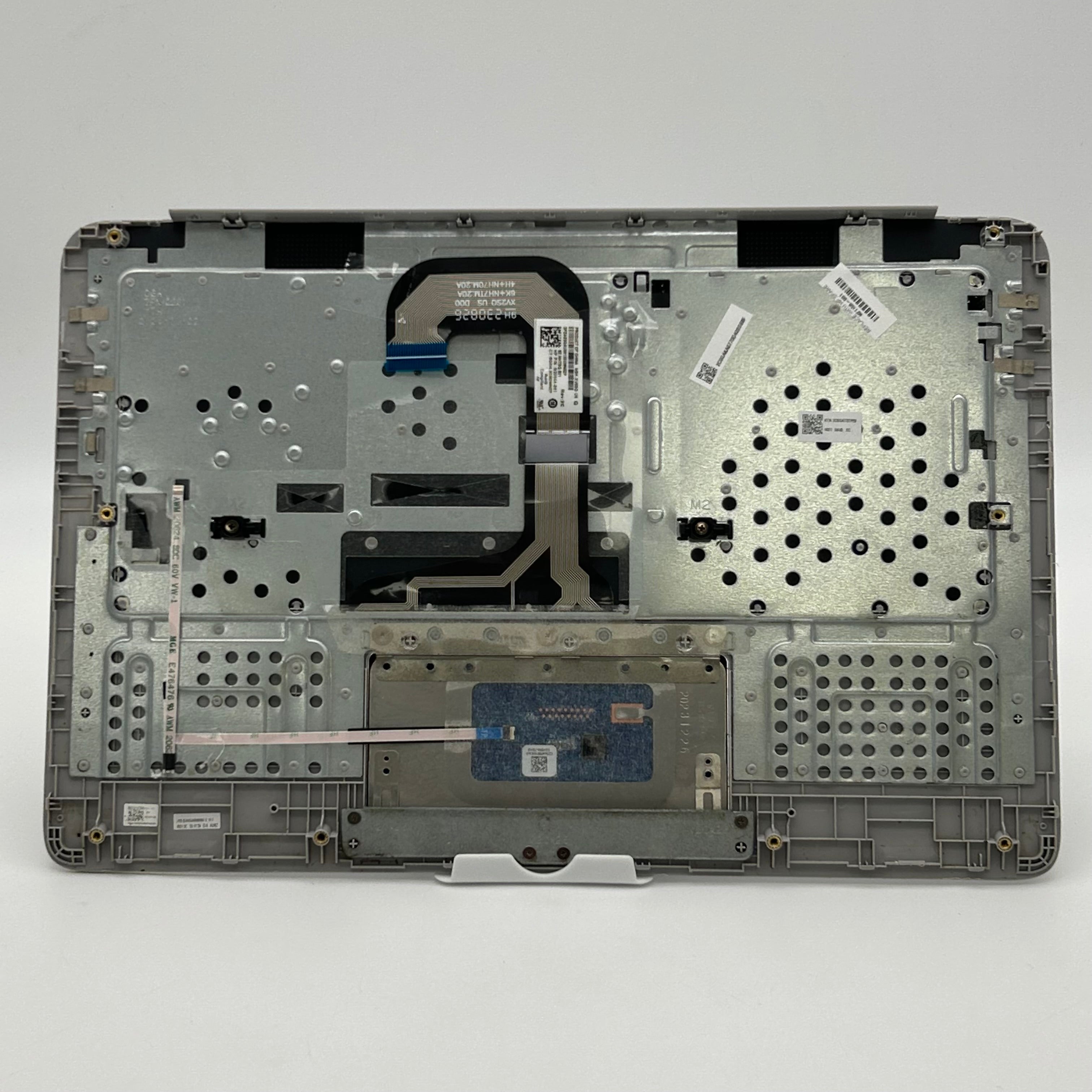 HP Chromebook14A-NE0013DX OEM Palmrest with Keyboard + Touchpad Silver Used