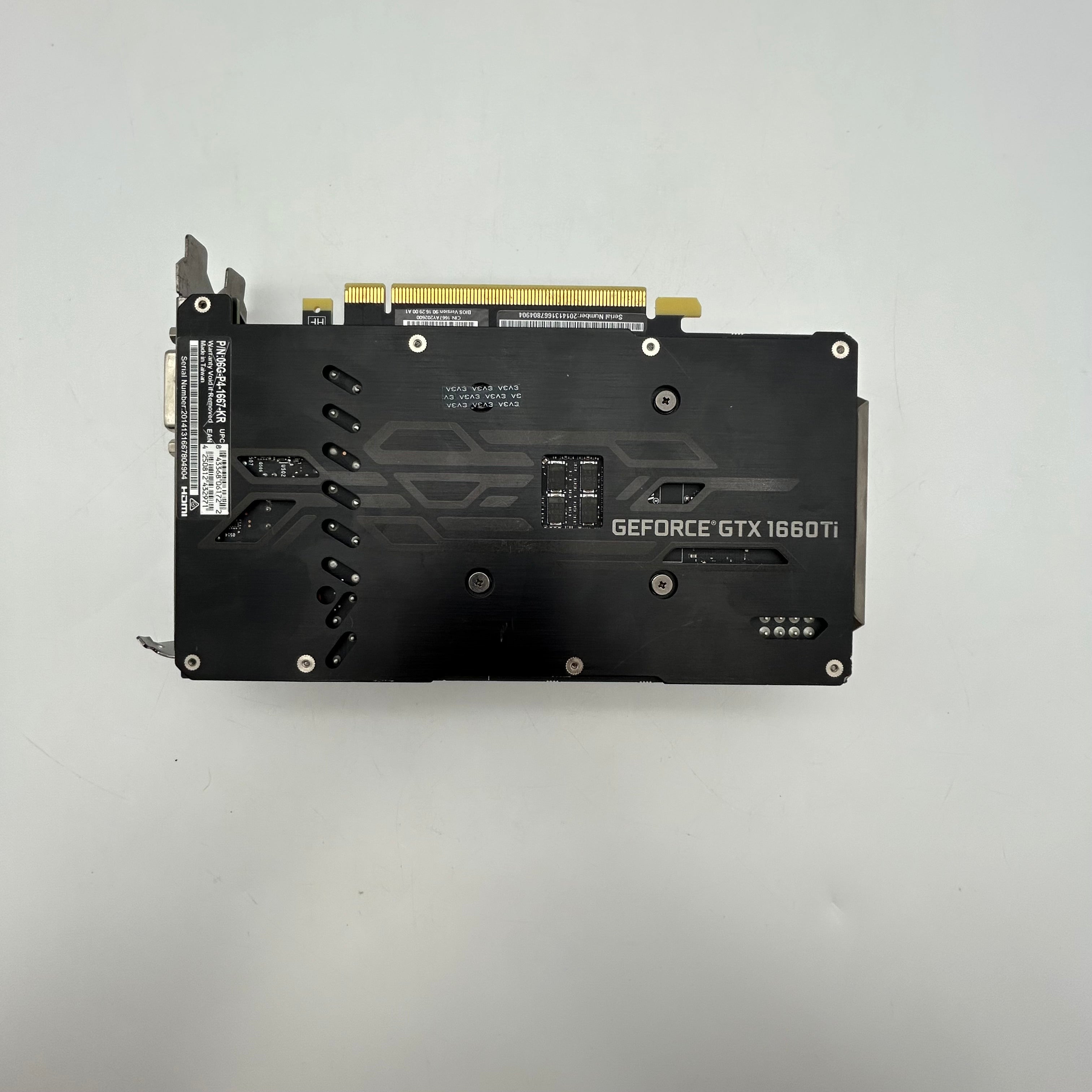 EVGA GeForce GTX 1660Ti 6GB GDDR6 Graphics Card 06G-P4-1667-KR