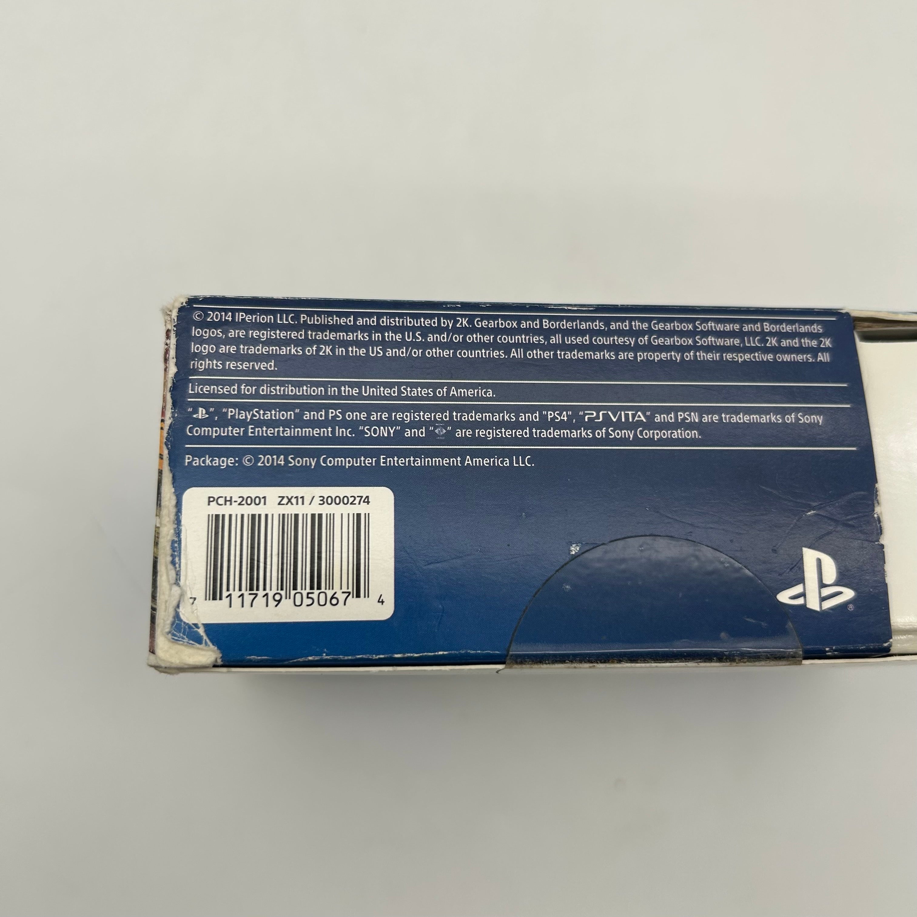 Sony PS Vita PCH-2001 Borderlands 2 Bundle Black Wi-Fi w/ 8gb Memory Card & Box