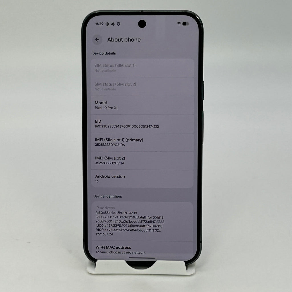 Google Pixel 10 Pro XL - 256GB - Dark Gray (AT&T) - For Parts Only