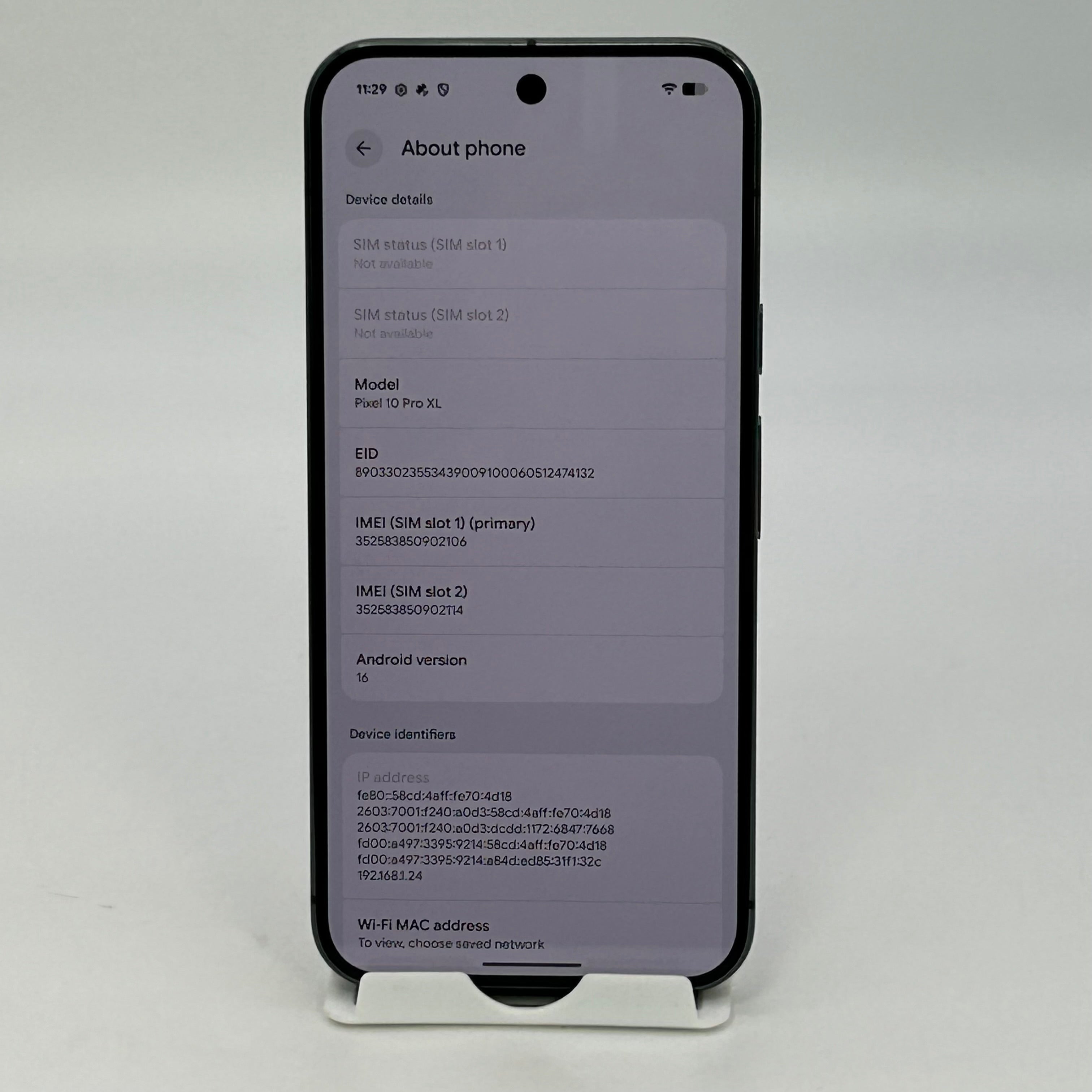 Google Pixel 10 Pro XL - 256GB - Dark Gray (AT&T) - For Parts Only