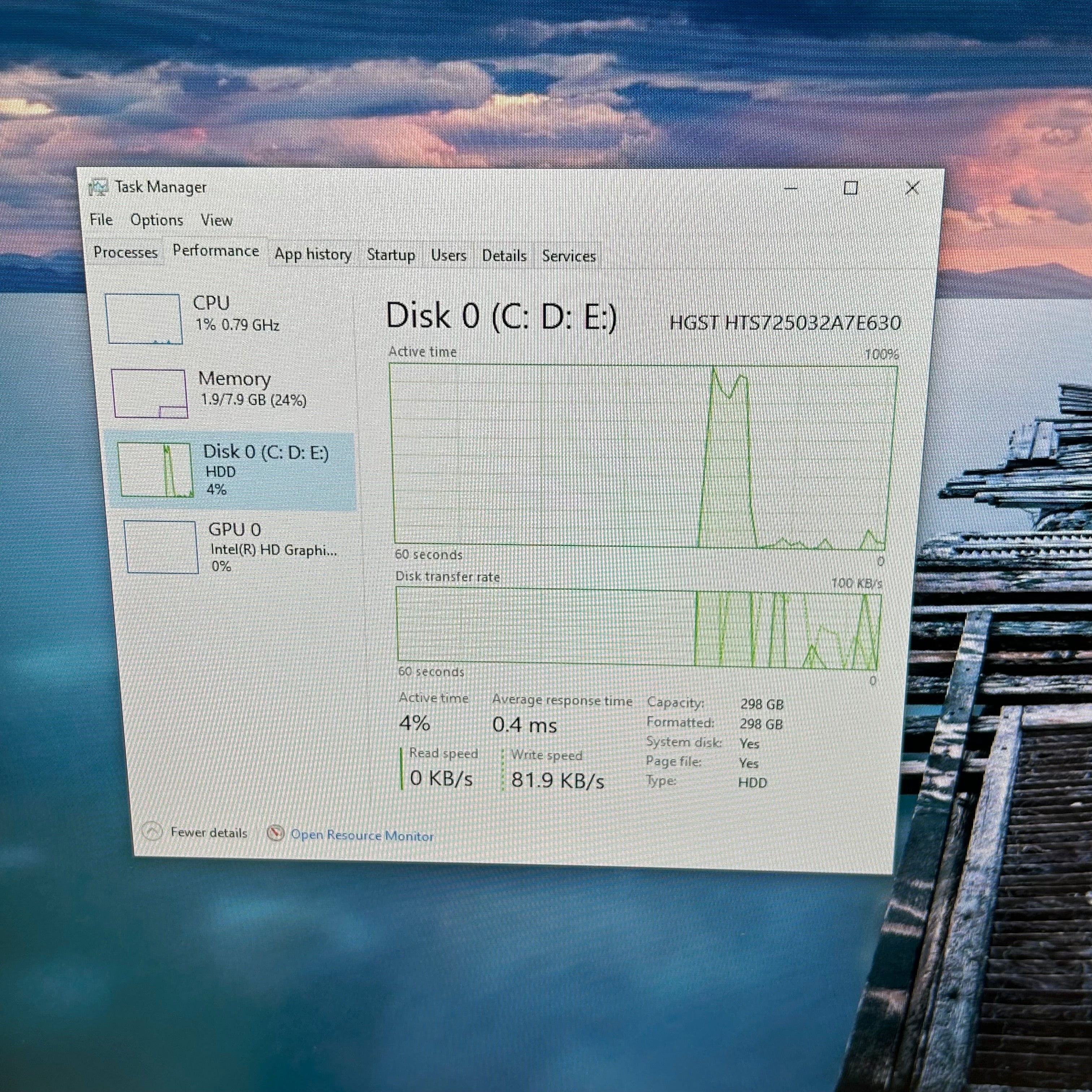 HP EliteDesk 800 G1 USDT i5-4590S 3.0GHz 8GB RAM 300GB HDD Win 10 PC With Power Cord