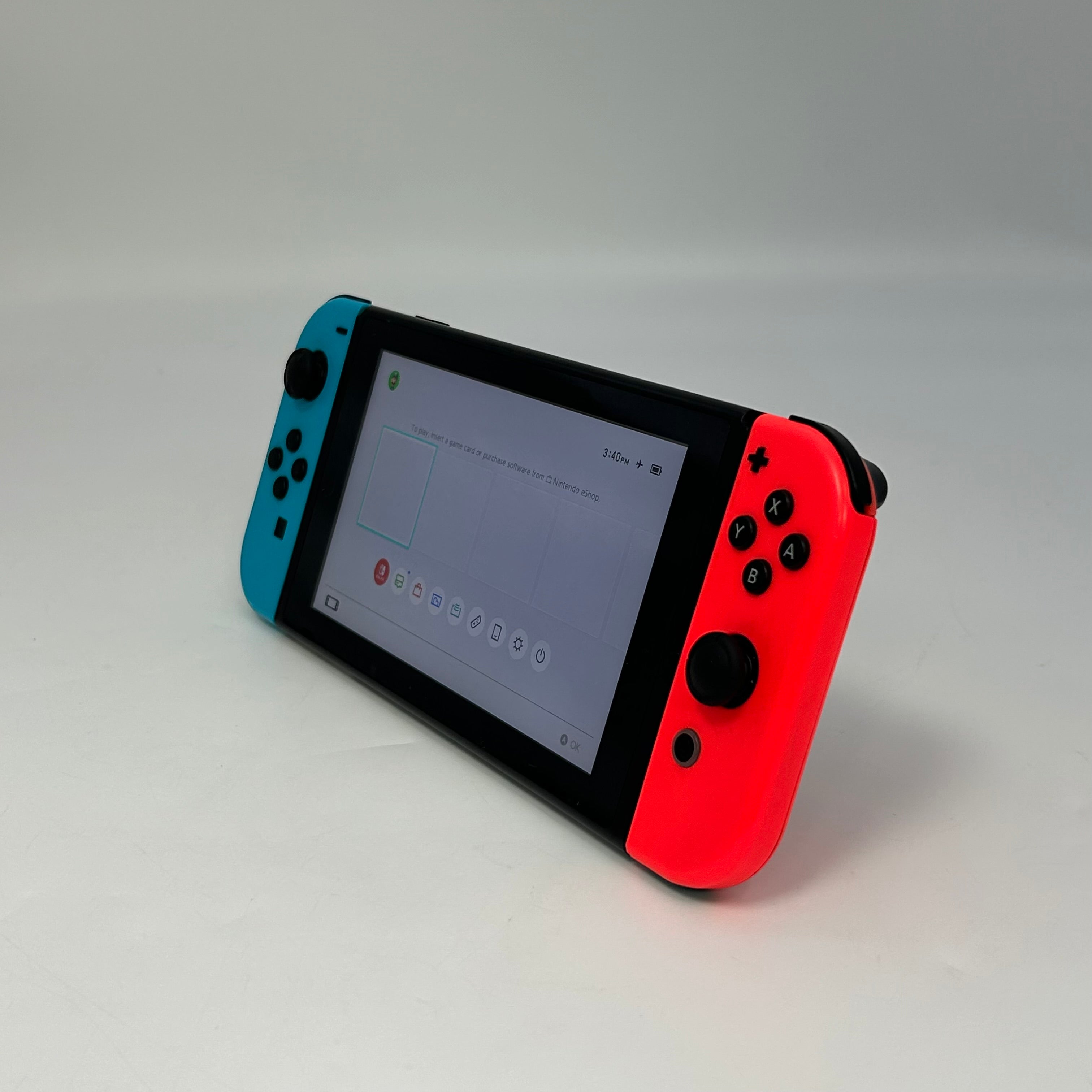 Nintendo Switch HAC-001 - Neon Red/Neon Blue 32GB Handheld Black Console Set