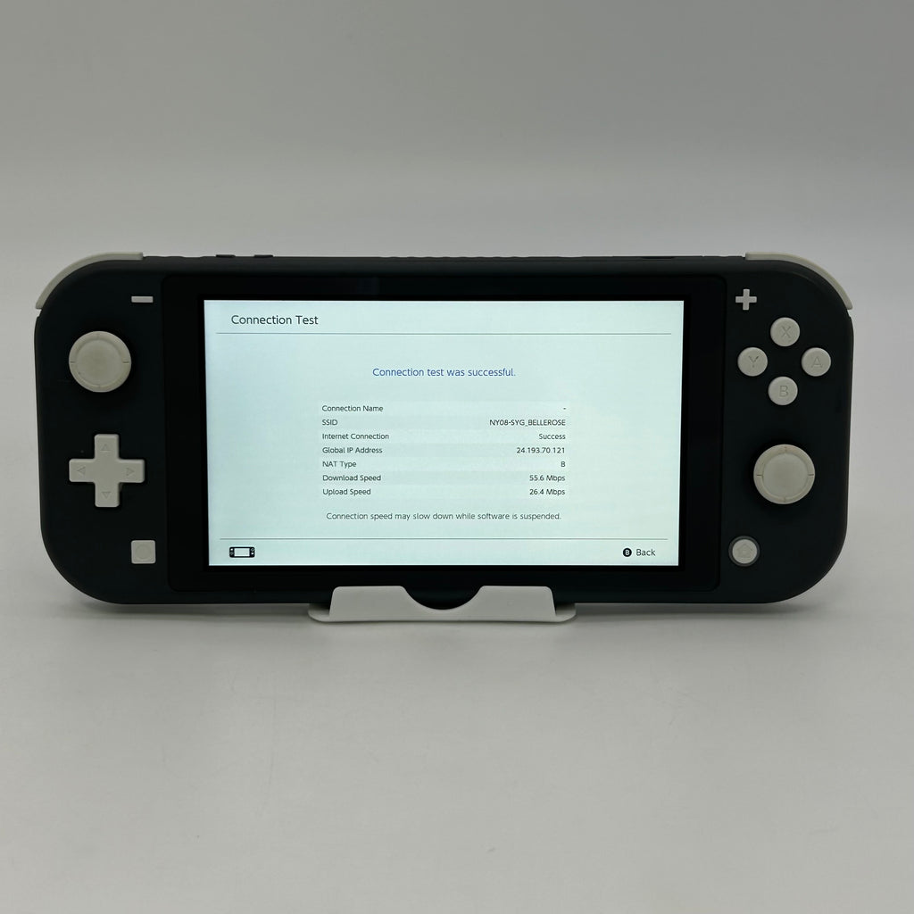 Nintendo Switch Lite Grey Console HDH-001 w/ OEM Charger Tested Working