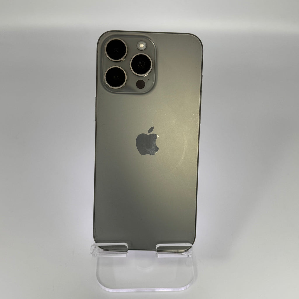 Unlocked  Apple iPhone 15 Pro Max MU683LL/A - 256GB Natural Titanium - Used
