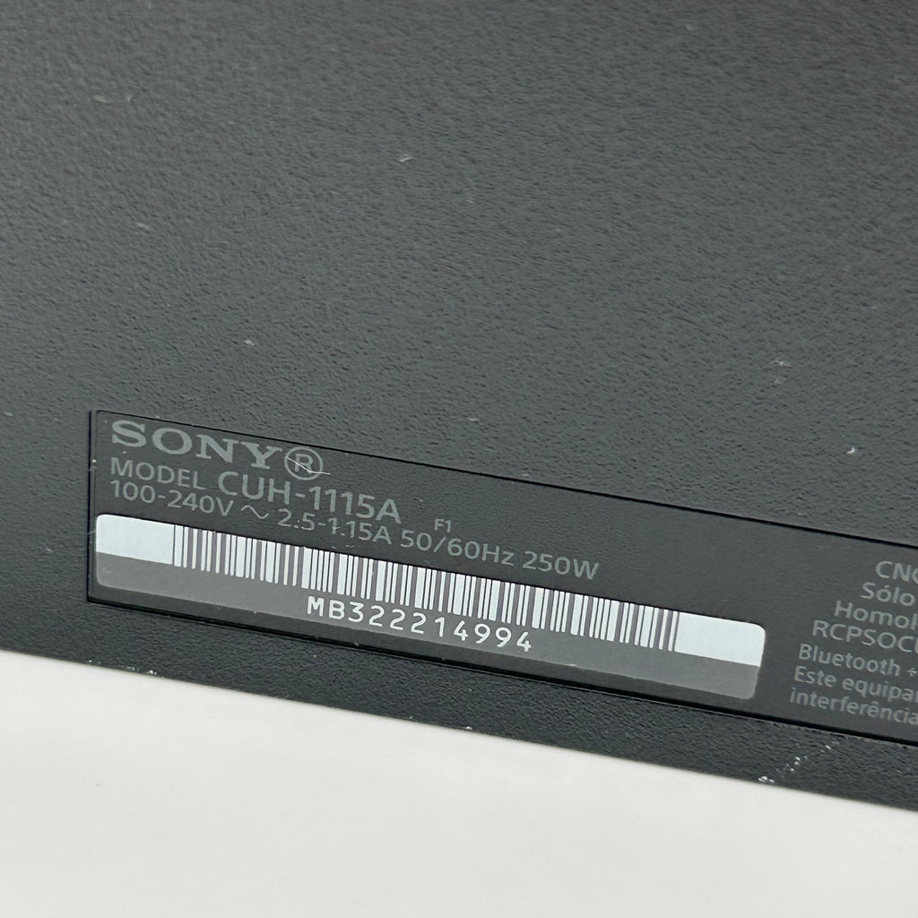 Sony PlayStation 4 (CUH-1115A) - 500GB - Black - Console Fully Functional
