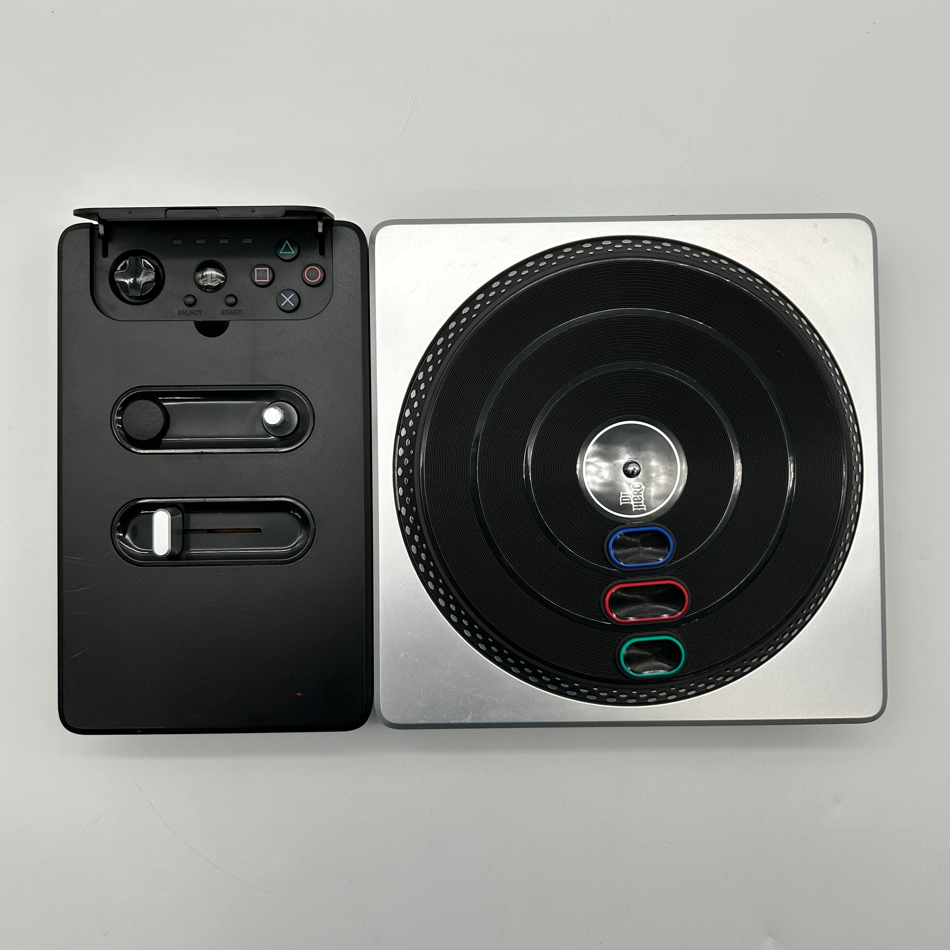 DJ Hero Wireless Turntable Controller for PlayStation PS2 & PS3 Black 95837.809 Untested