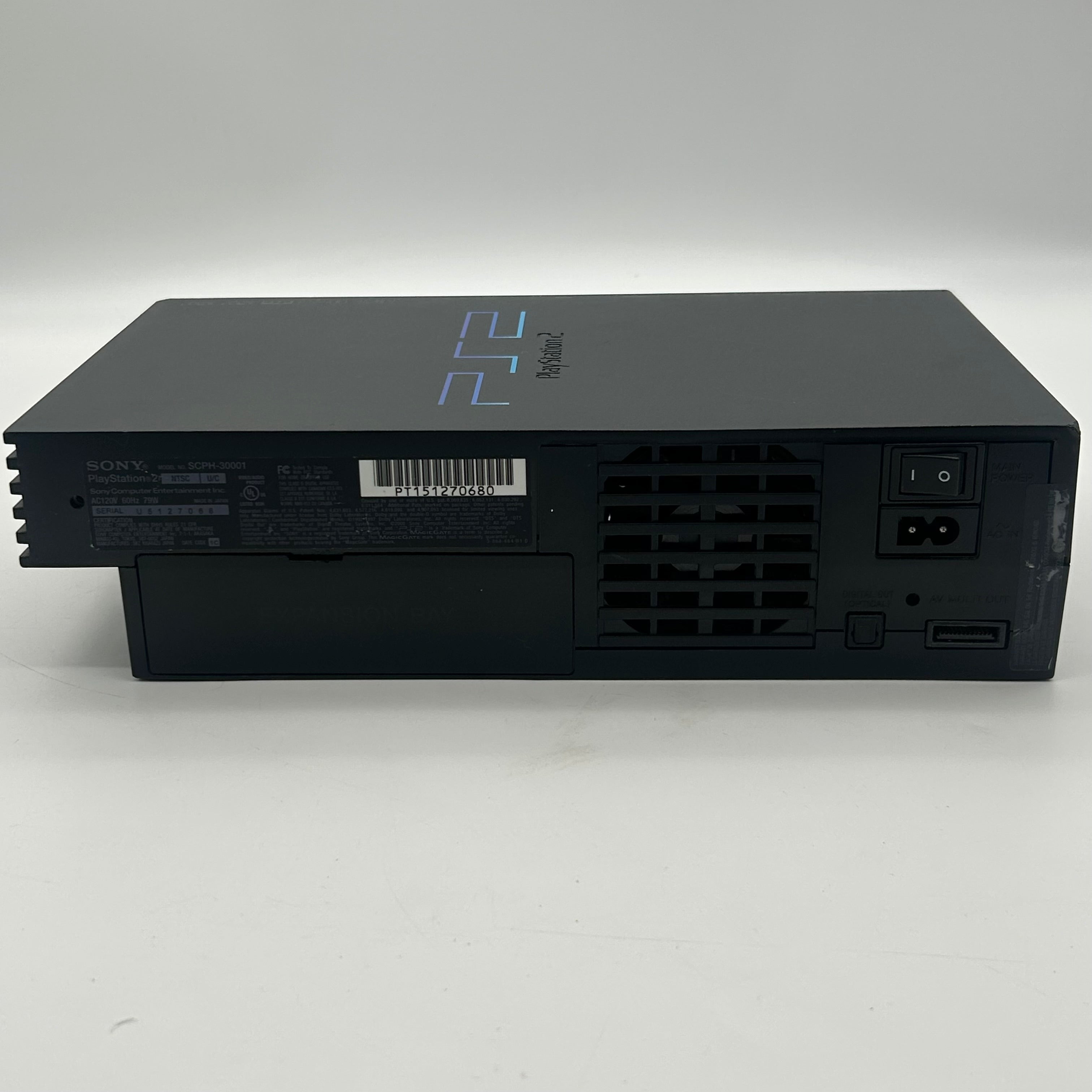 Sony PS2 Fat Console SCPH-30001 w/ 1 Controller, 4 Games, and Cable - TESTED Working