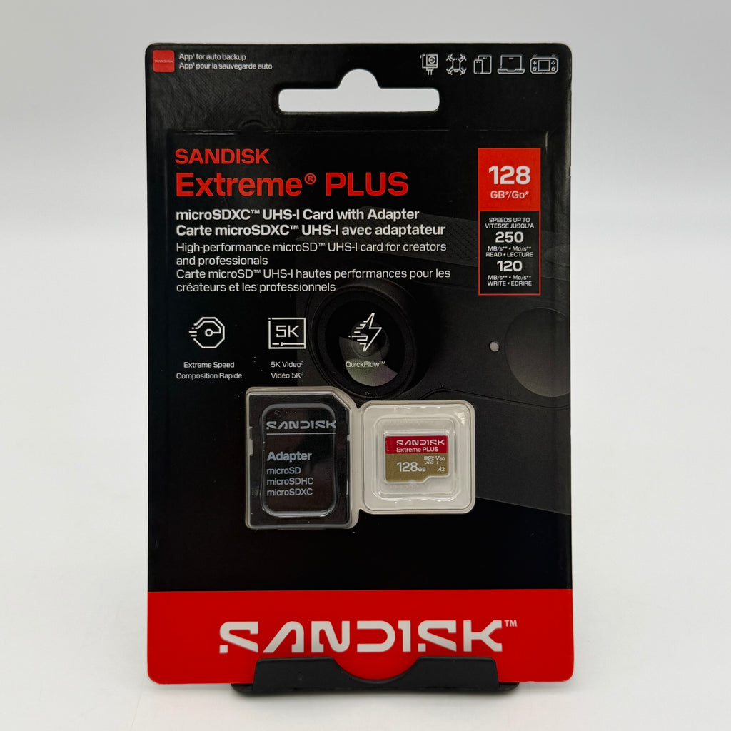 NEW - Sandisk Extreme Plus microSDXC UHS-I 256GB Memory Card SDSQXBJ-256G-GU6MA