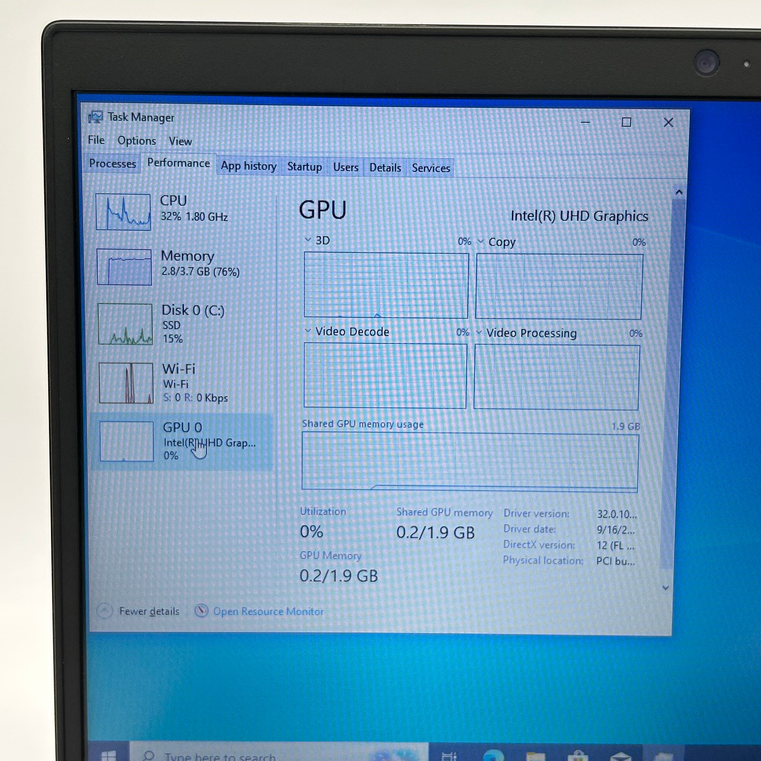 Dell Latitude 3420 14" Intel Core i3-1115G4 4GB RAM 256GB SSD Windows 10 Pro