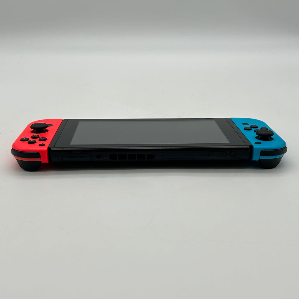 Nintendo Switch HAC-001(-01) - Neon Red/Neon Blue 32GB Handheld Black Console Set