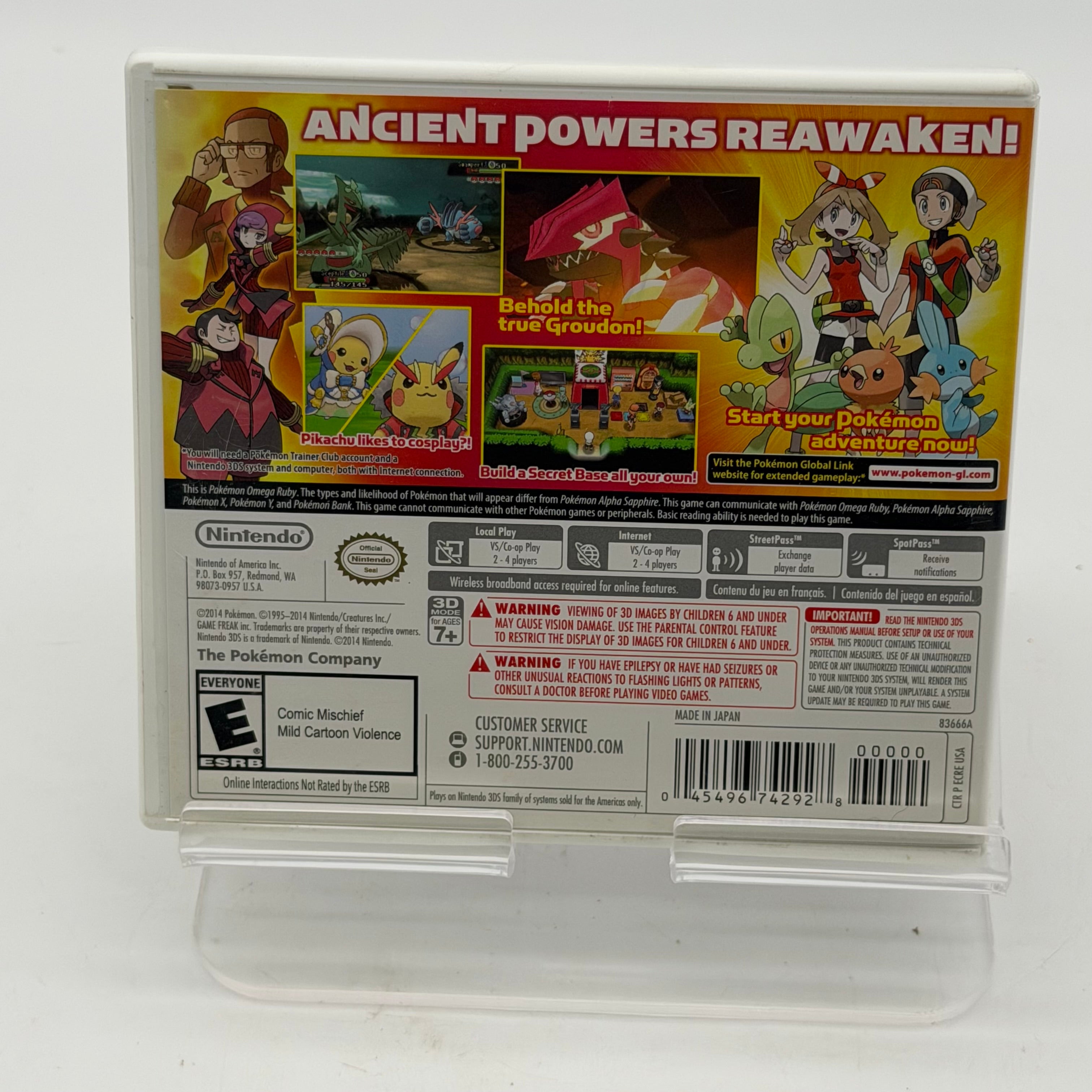 Pokémon Omega Ruby (Nintendo 3DS Game, 2019) - Authentic & Tested!