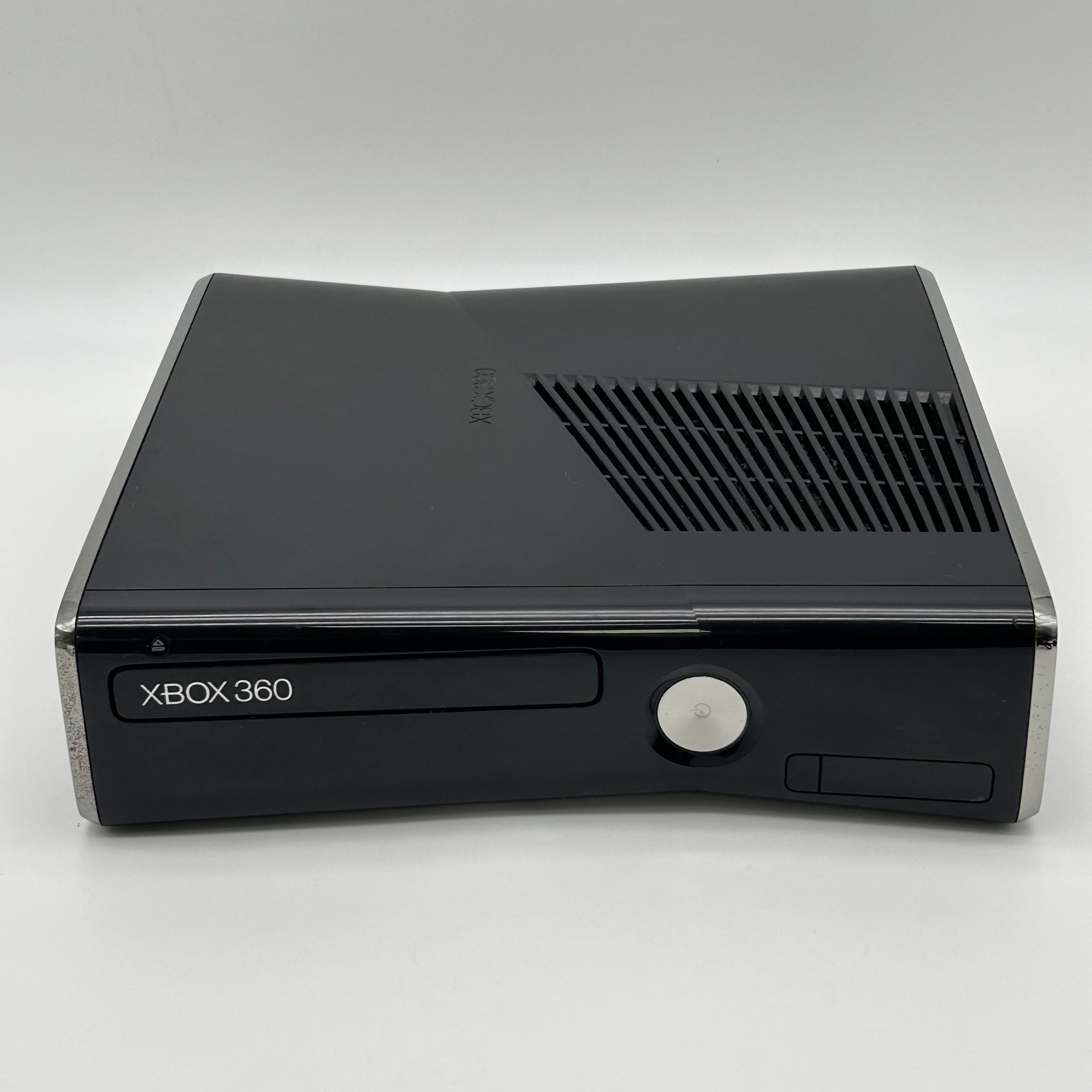 Xbox 360 Slim 250GB Gaming Set – 13 Games & 3 Controllers: 1 Functional & 2 Defective - Used