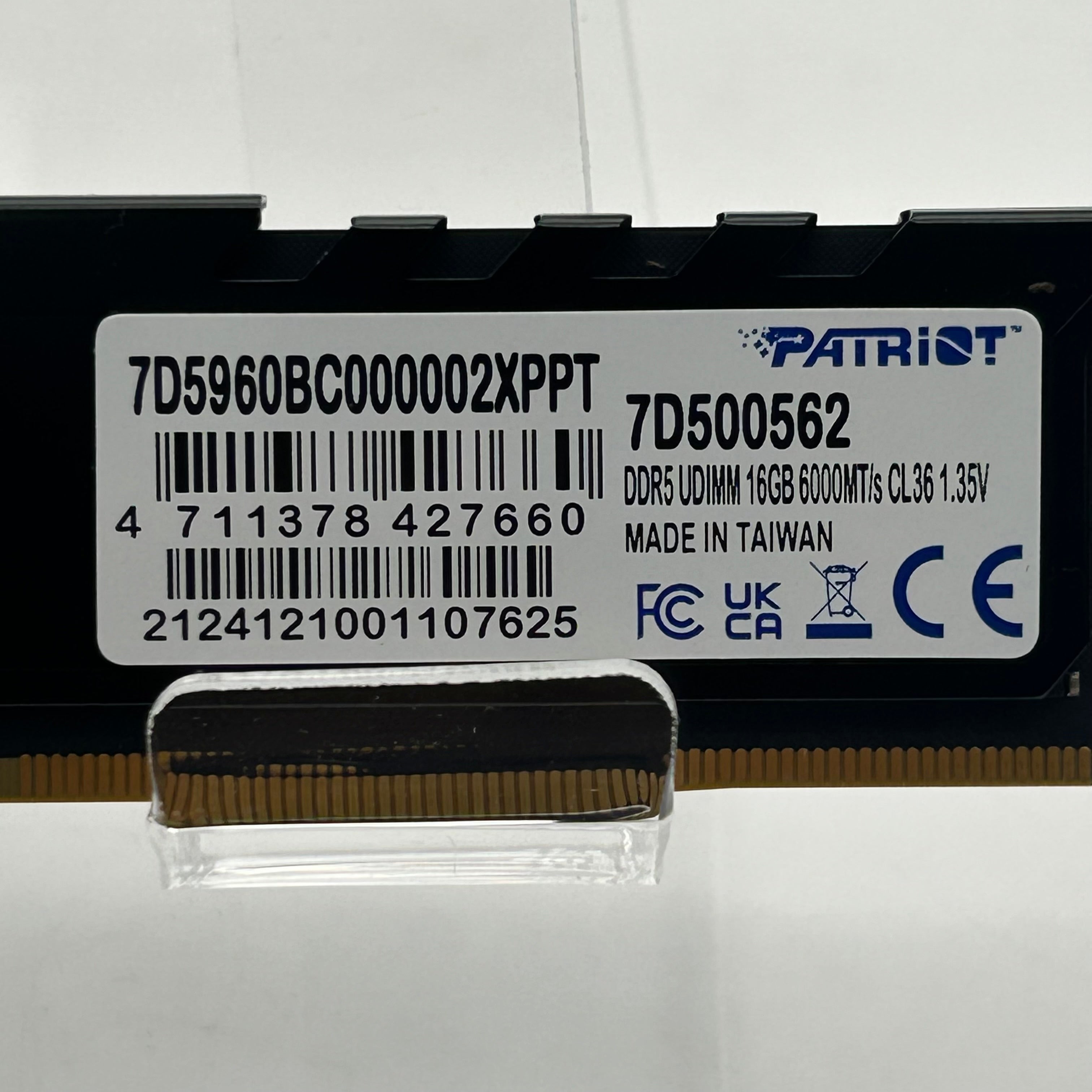 Patriot (1x16GB) DDR5 PC5-48000 6000MHz