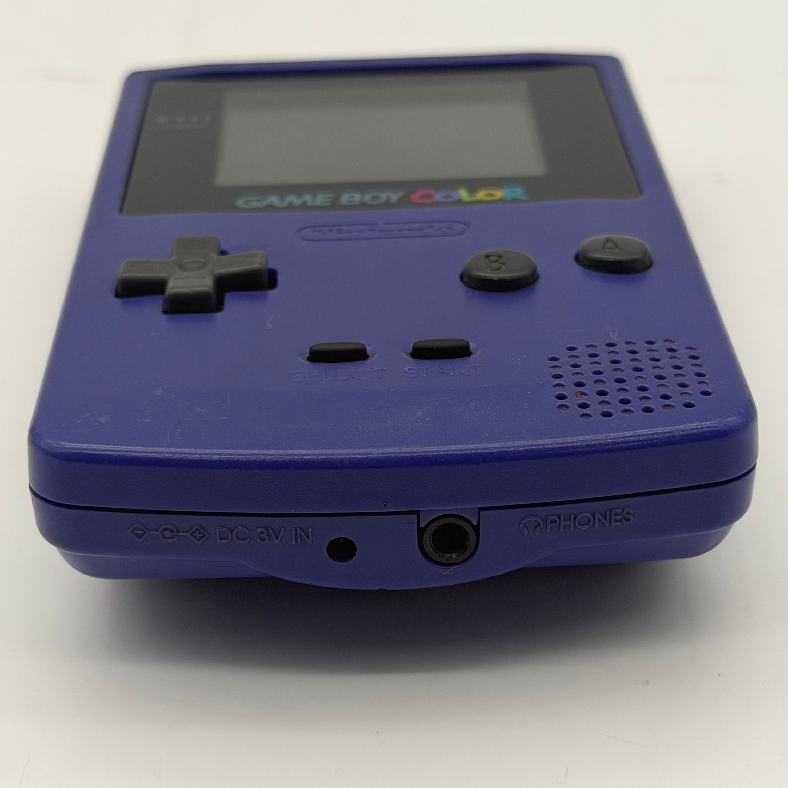 Nintendo Game Boy Color (CGB-001) 1998 Purple w/ Pocket Monster Game - Tested