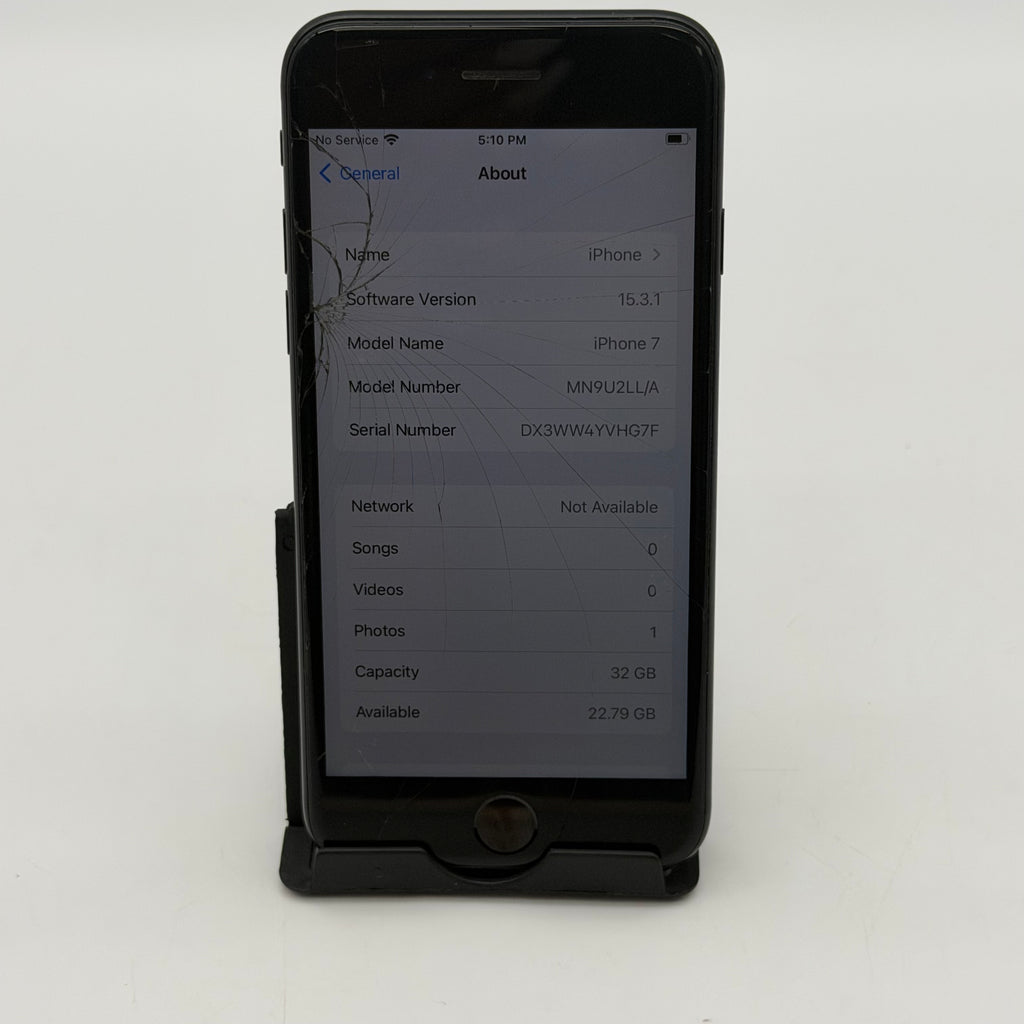 Apple iPhone 7 - 32GB A1778 Black | Tested & Working! READ