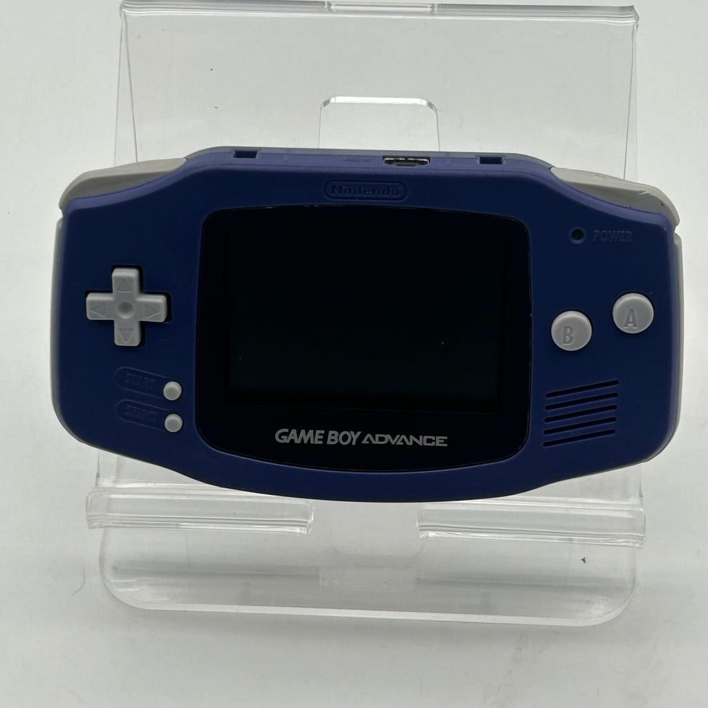 Gameboy Advance Indigo Console w/ Intec GameCube Link Cable + 3 Games - Tested