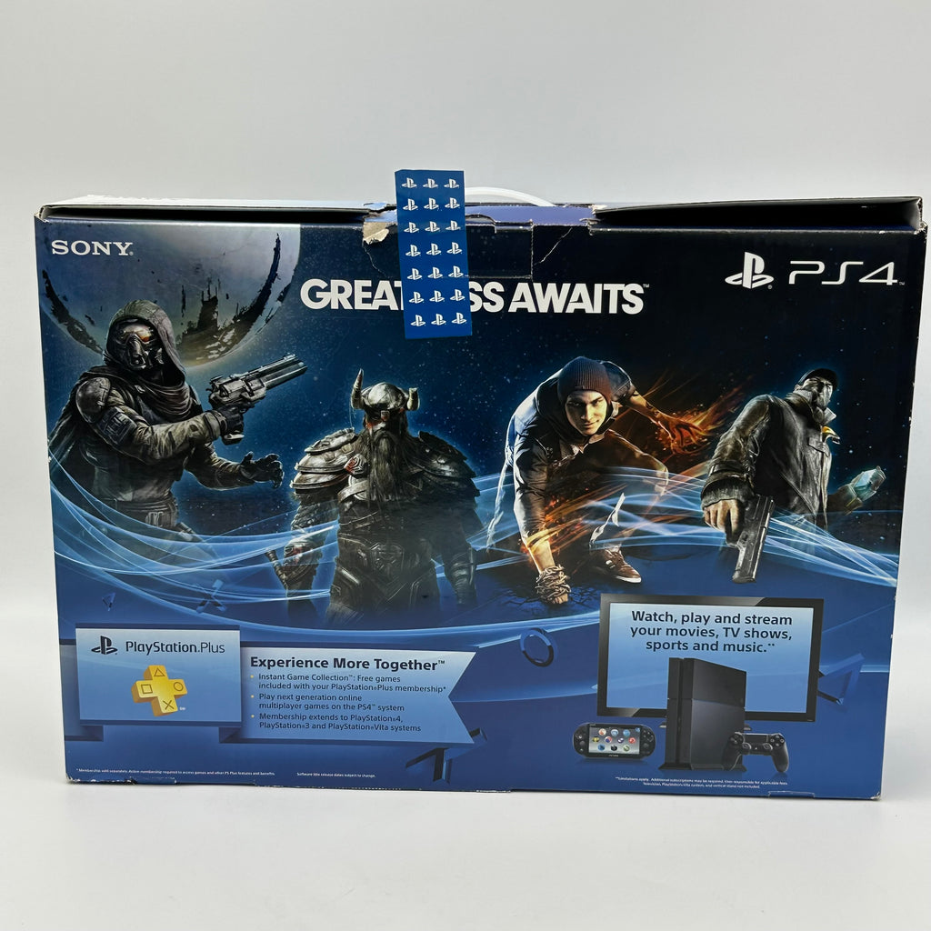 Sony PlayStation 4 PS4 500GB Black Console CUH-1115A Bundle, Controllers - TESTED w/ 8 Games
