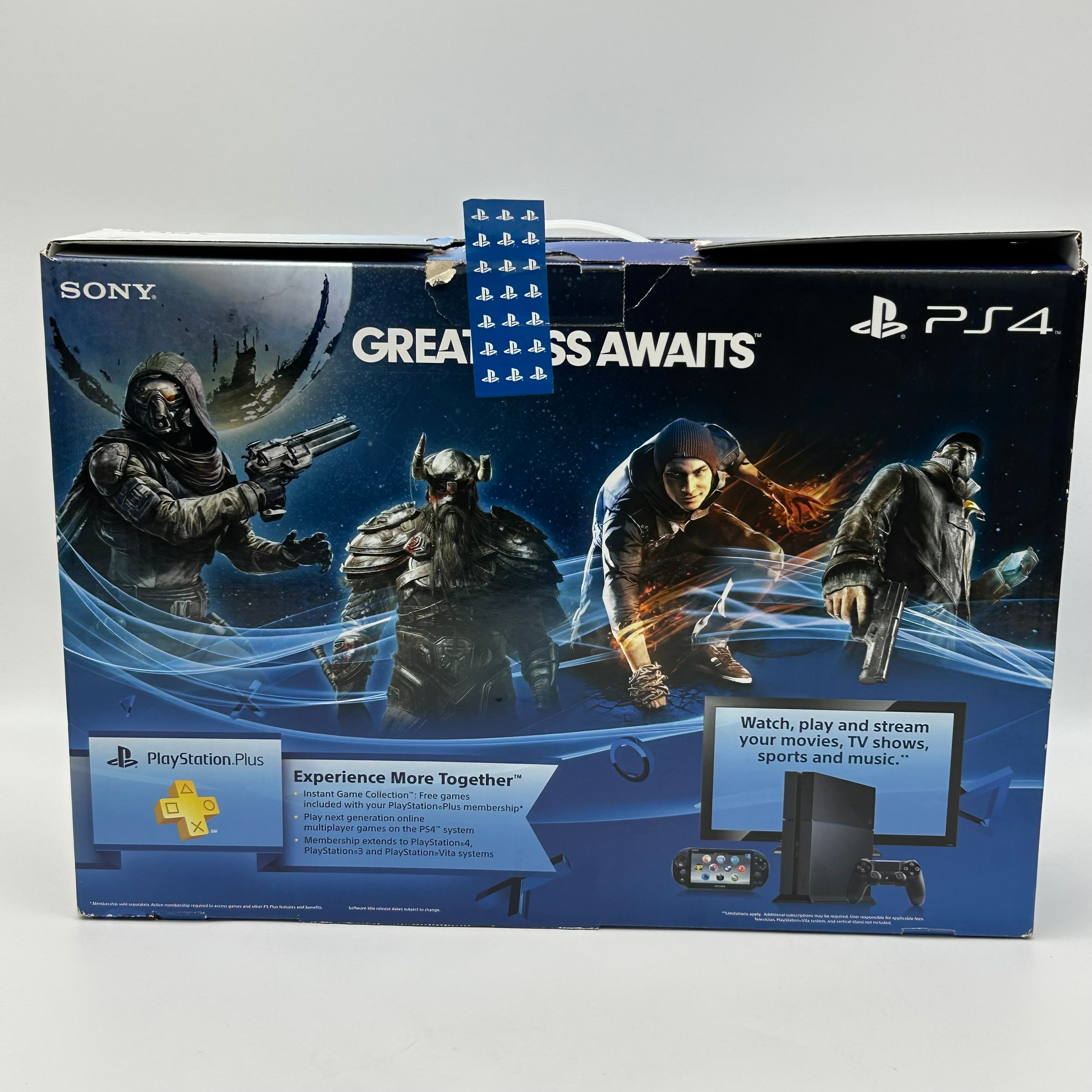 Sony PlayStation 4 PS4 500GB Black Console CUH-1115A Bundle, Controllers - TESTED w/ 8 Games