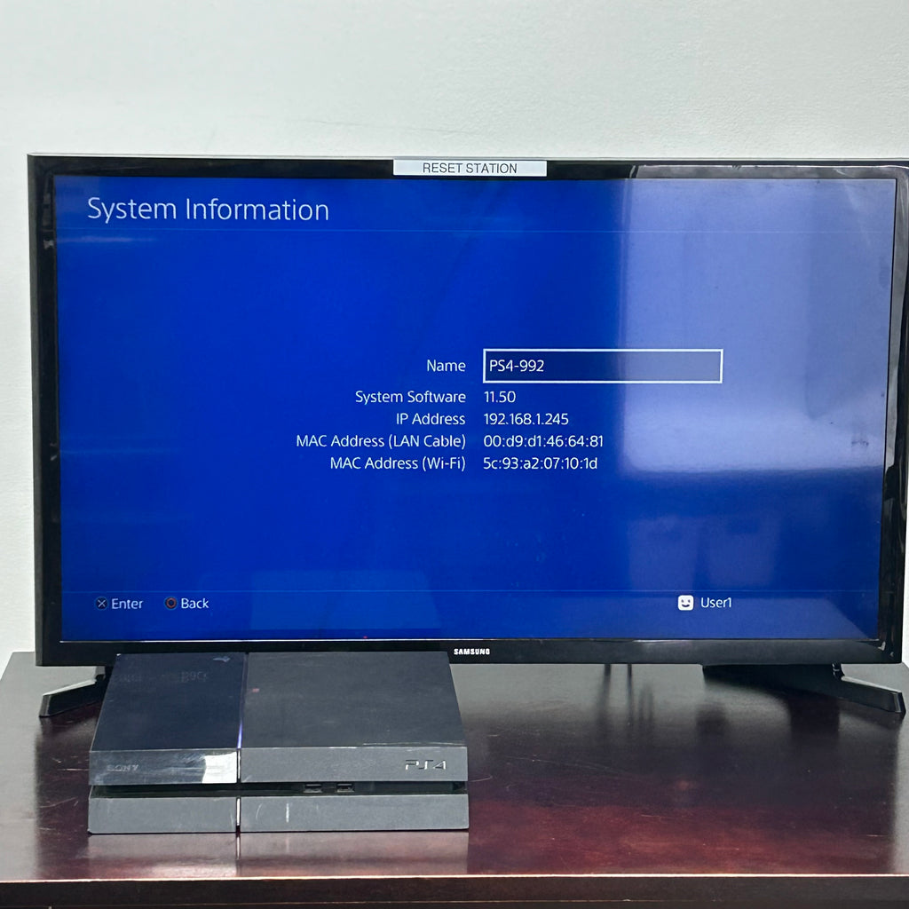 Sony PlayStation 4 PS4 Black 500GB CUH-1115A Console -  Tested
