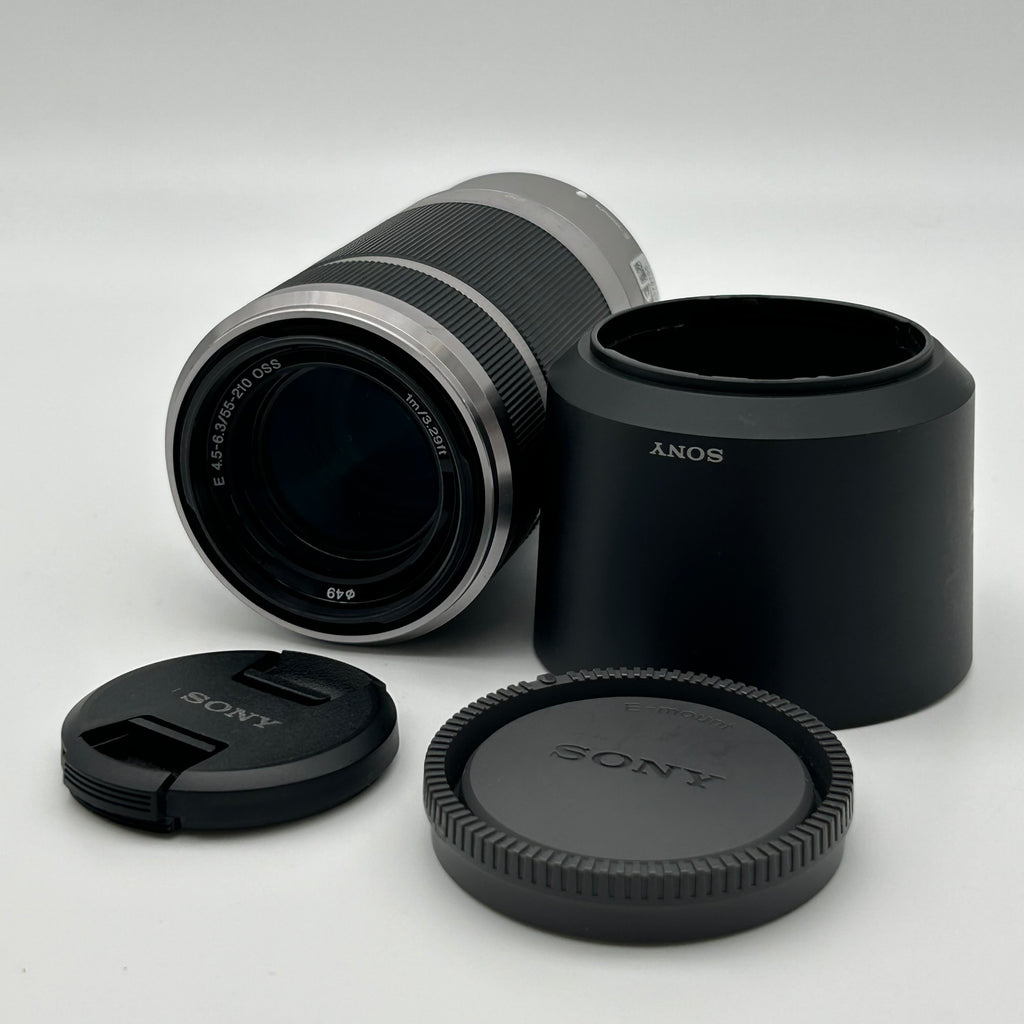 Sony E 55-210mm F4.5-6.3 OSS Camera Lens - Used - Silver