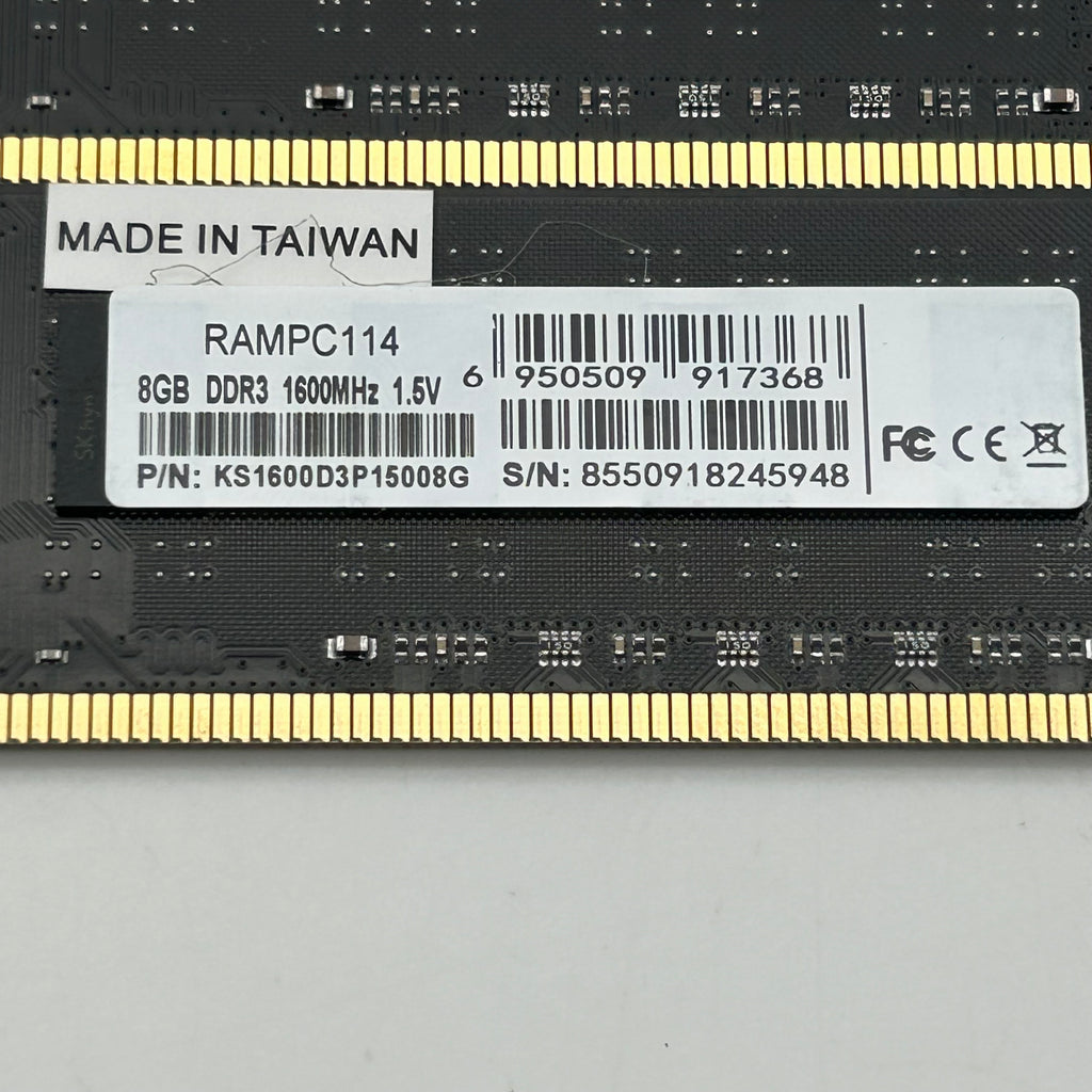 KingSpec 32GB DDR 3 RAM (4x8GB) 1600MHZ - KS1600D3P15008G
