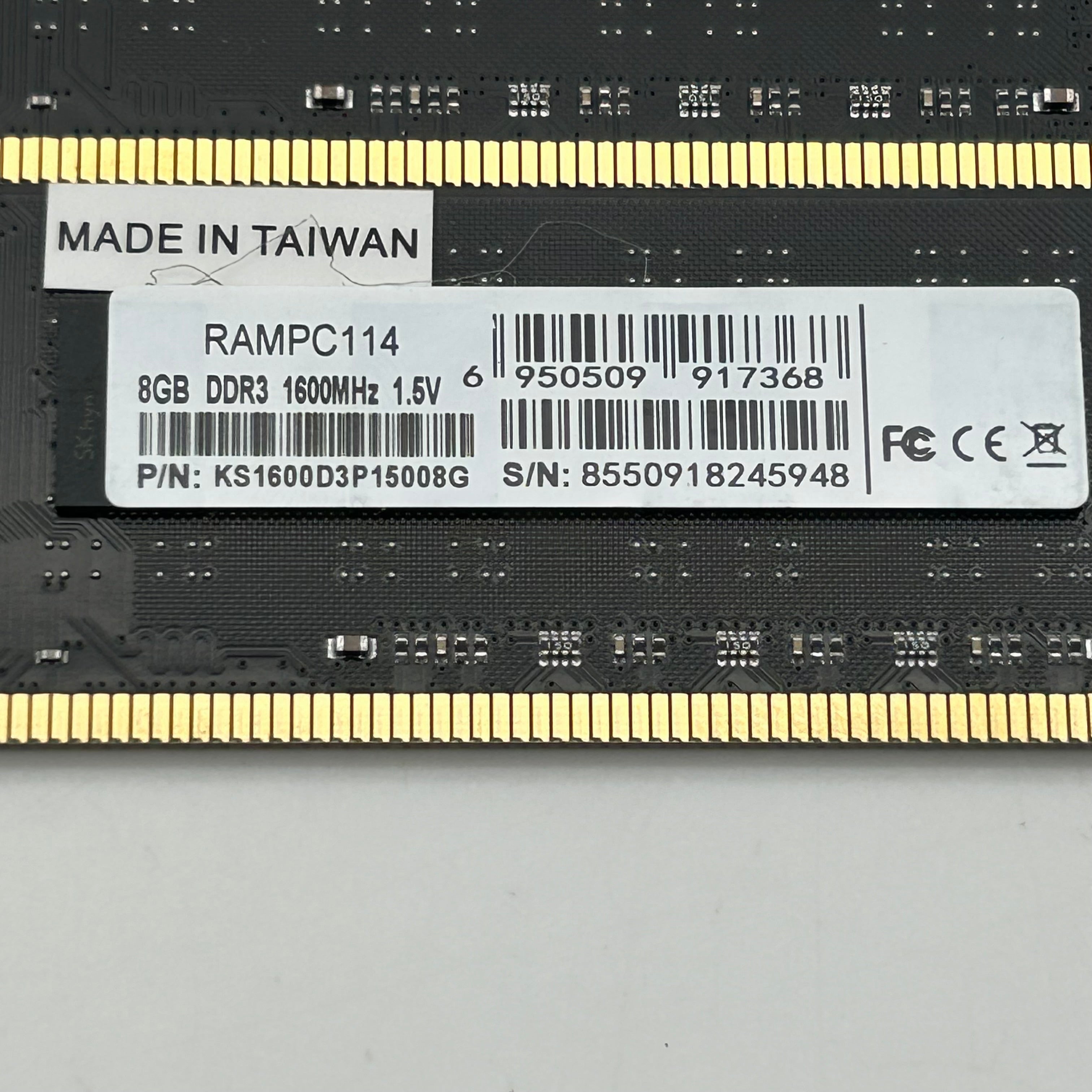 KingSpec 32GB DDR 3 RAM (4x8GB) 1600MHZ - KS1600D3P15008G