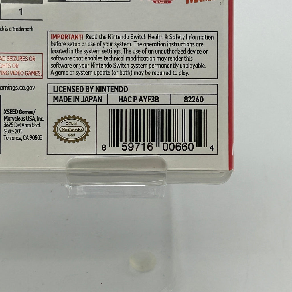 Nintendo Switch Rune Factory 5 w/ Manual + Case