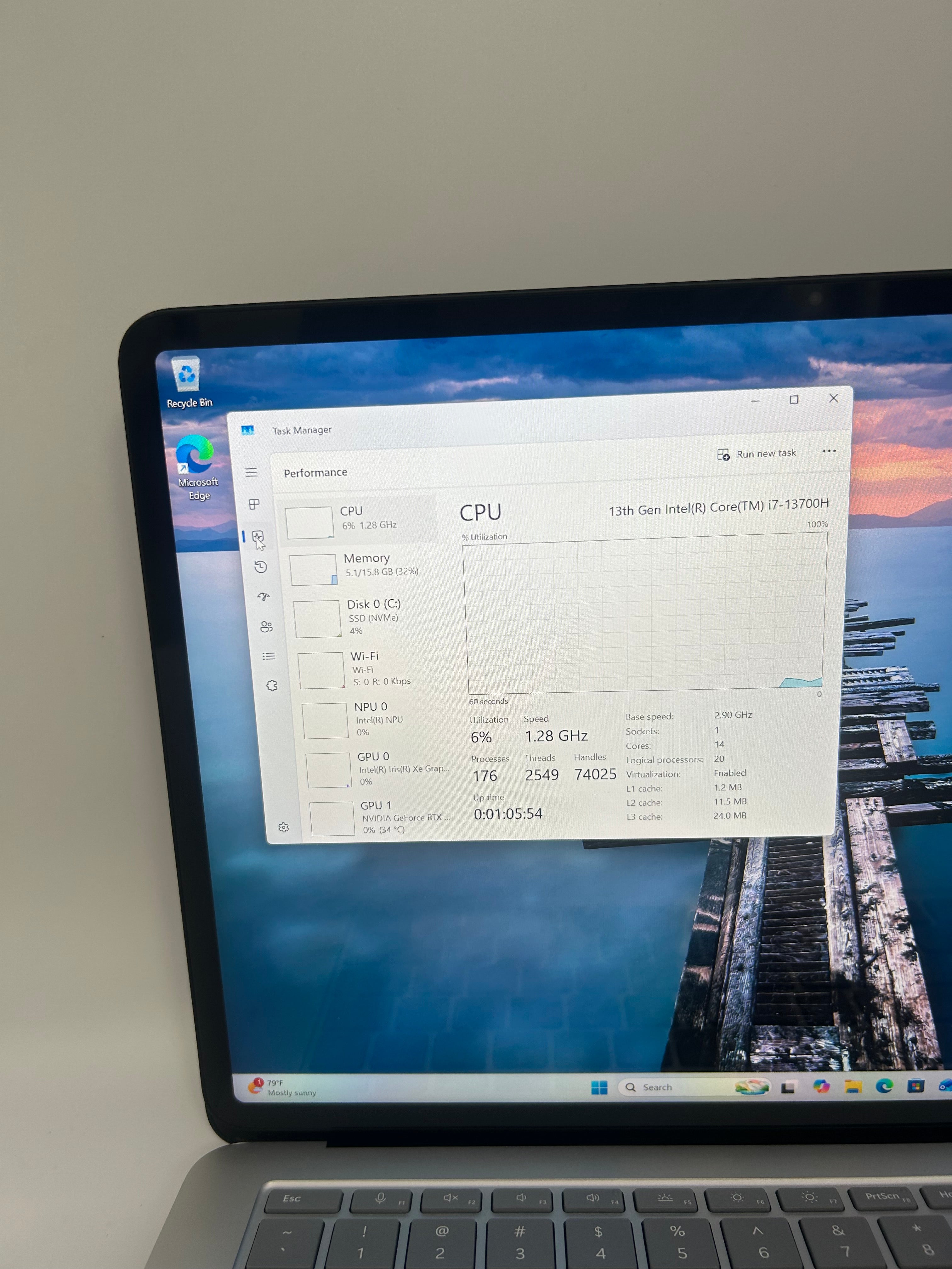 Microsoft Surface Laptop Studio 2 14" Core i7 16GB 512GB RTX 4050 Silver