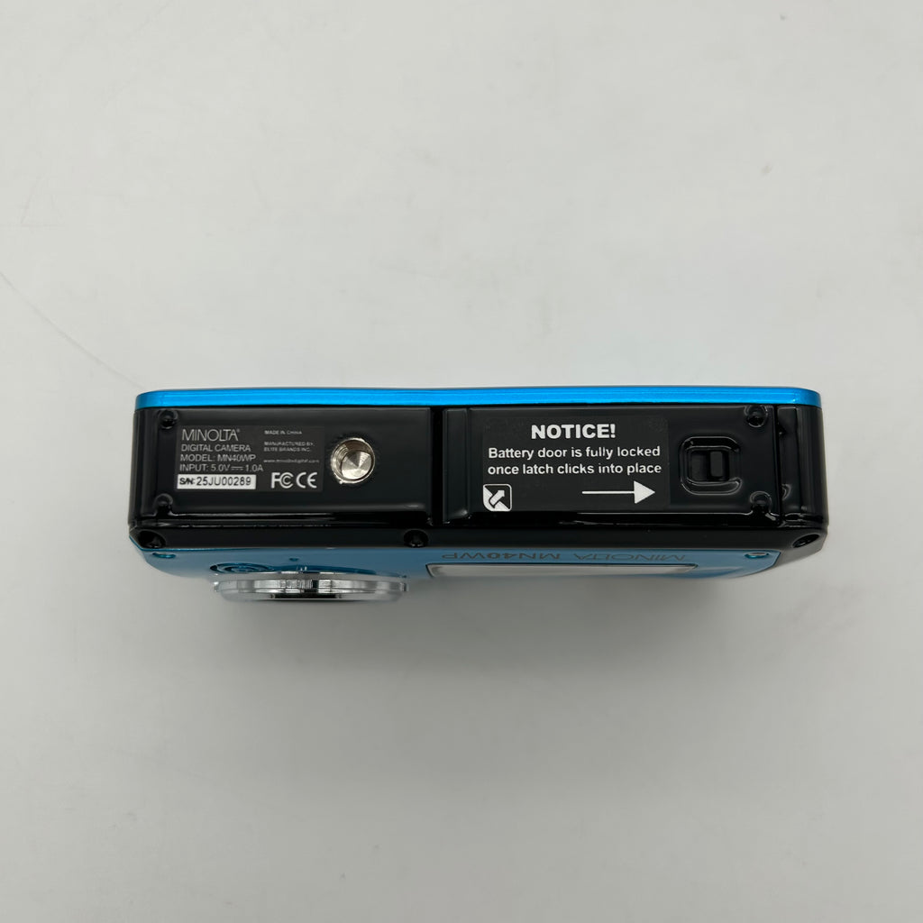 Minolta MN40WP 48.0MP Waterproof Dual Screen Digital Camera w/16 GB SD | TESTED