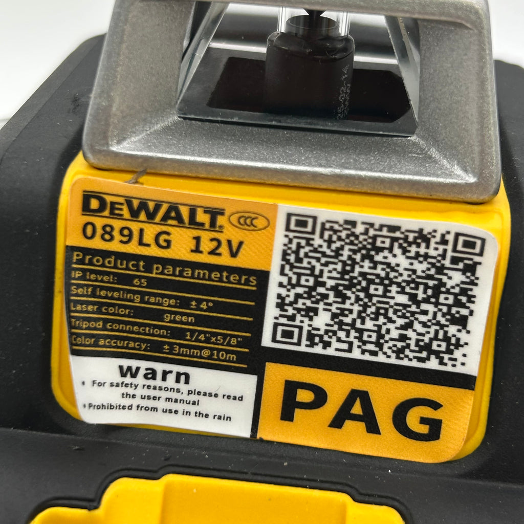 DeWALT DW089LG 12V 3x360 Green Line Laser Level Kit w/ Battery &amp; Charger