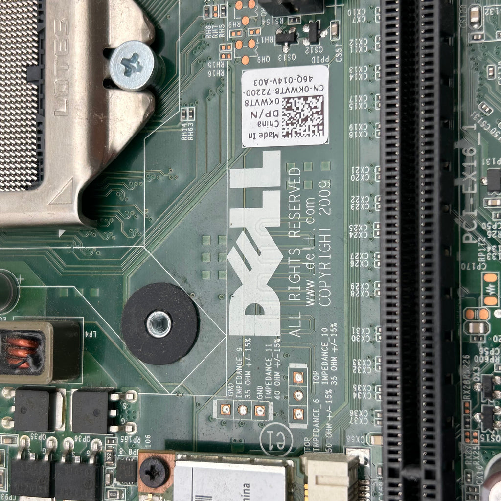 Dell XPS 8700 Motherboard Bundle: Cooling Fan & DW1703 WLAN Card