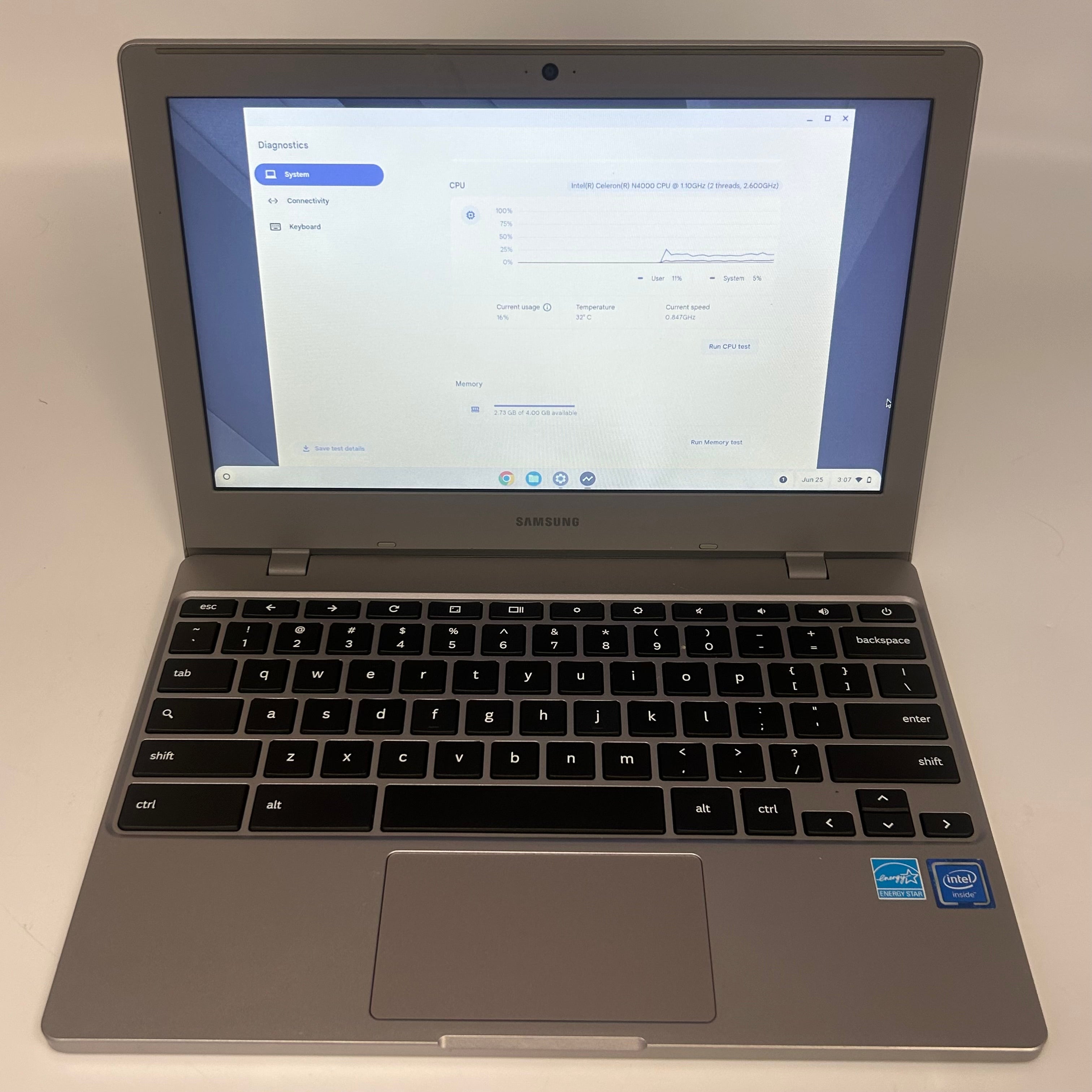 Samsung Chromebook XE310XBA 11"|Intel Celeron |4GB RAM|32GB|