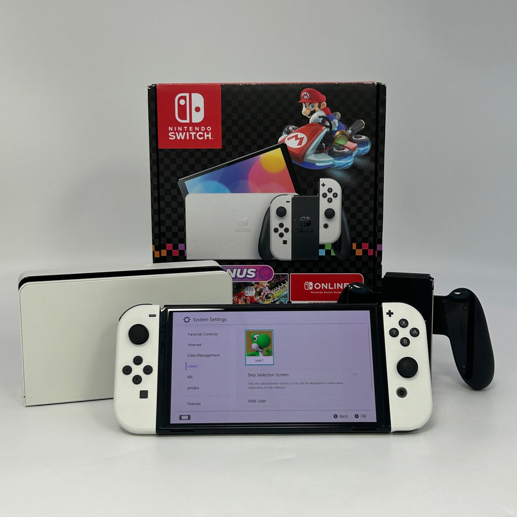 Nintendo Switch OLED 64GB Model w/ White Joy-Con System Console | Open-Box