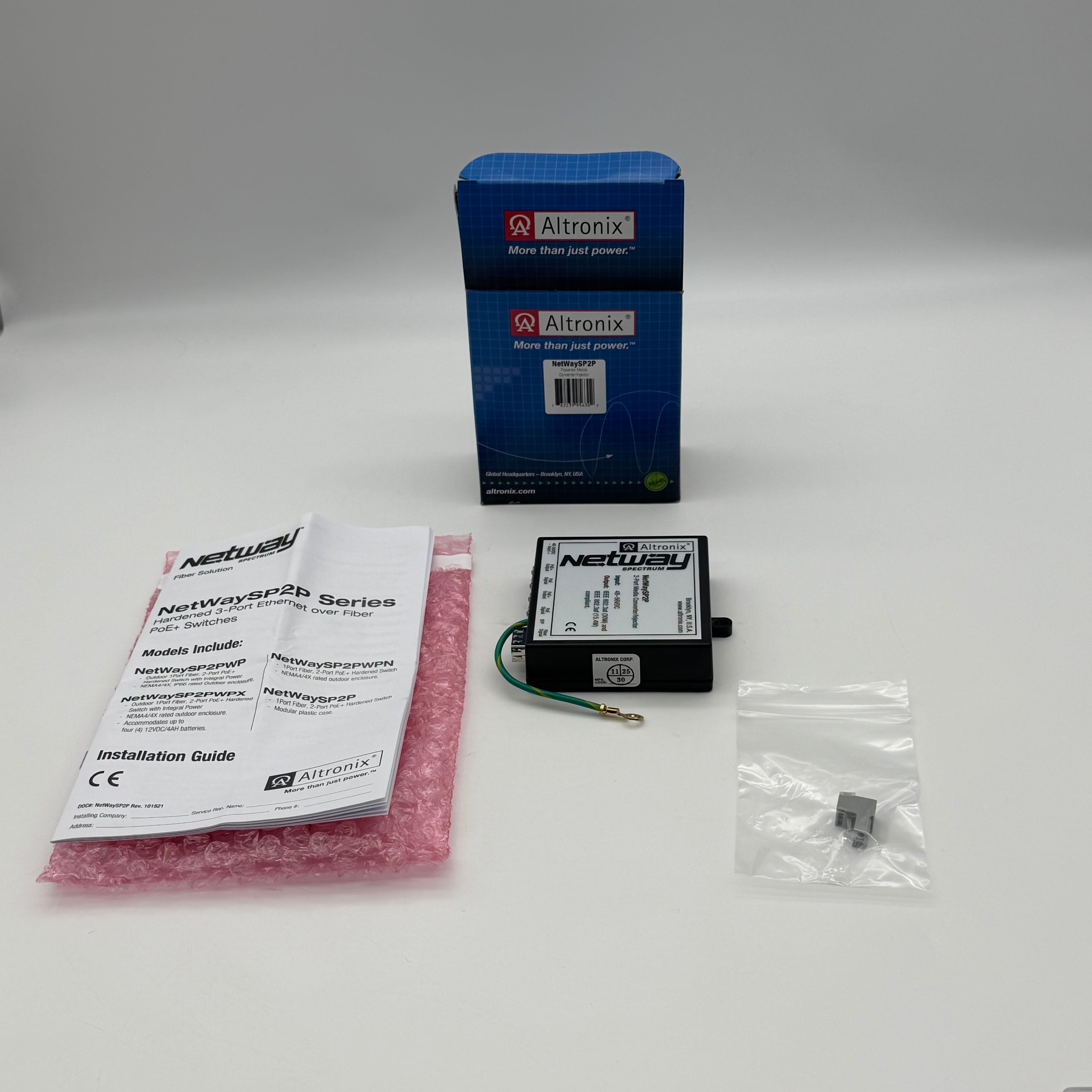 Altronix Netway SP2P Powered Media Converter/Injector