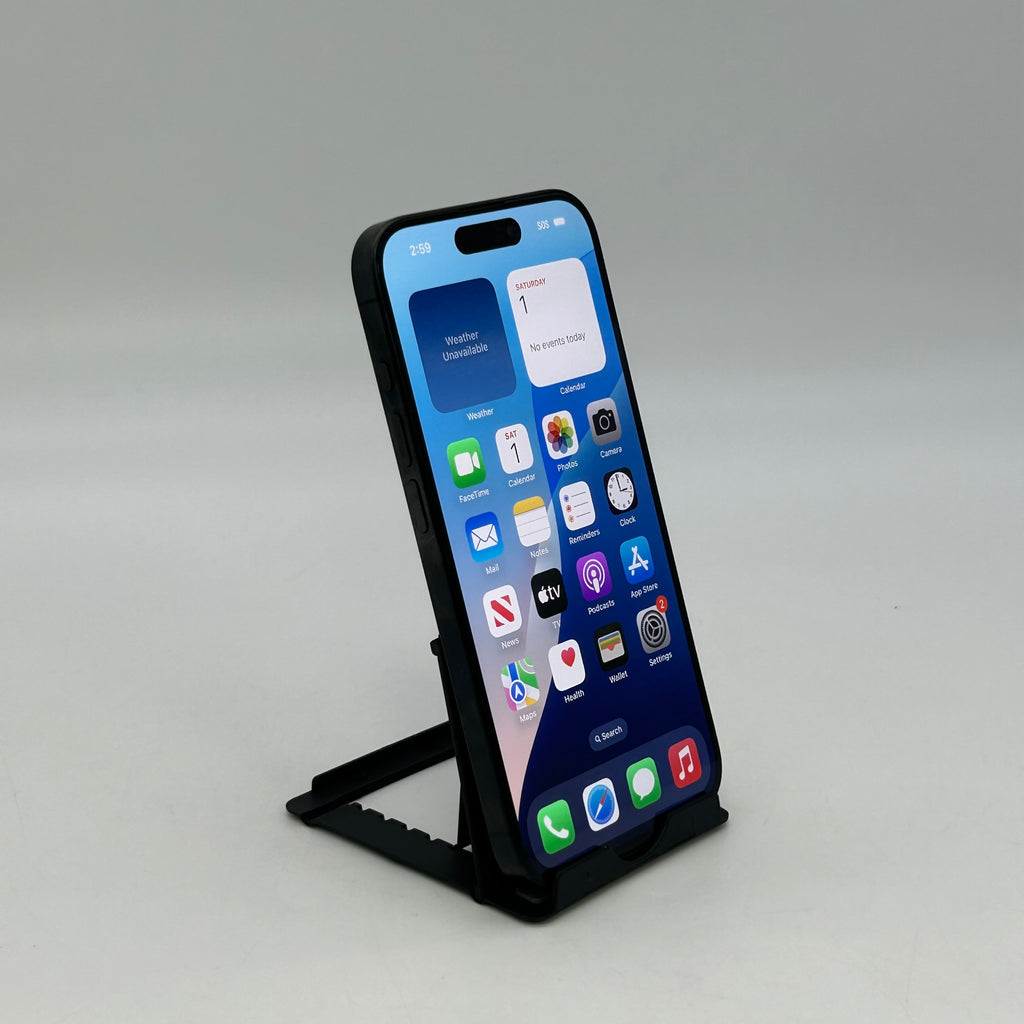 Apple iPhone 15 Pro - 128 GB - Black Titanium (T-Mobile) READ