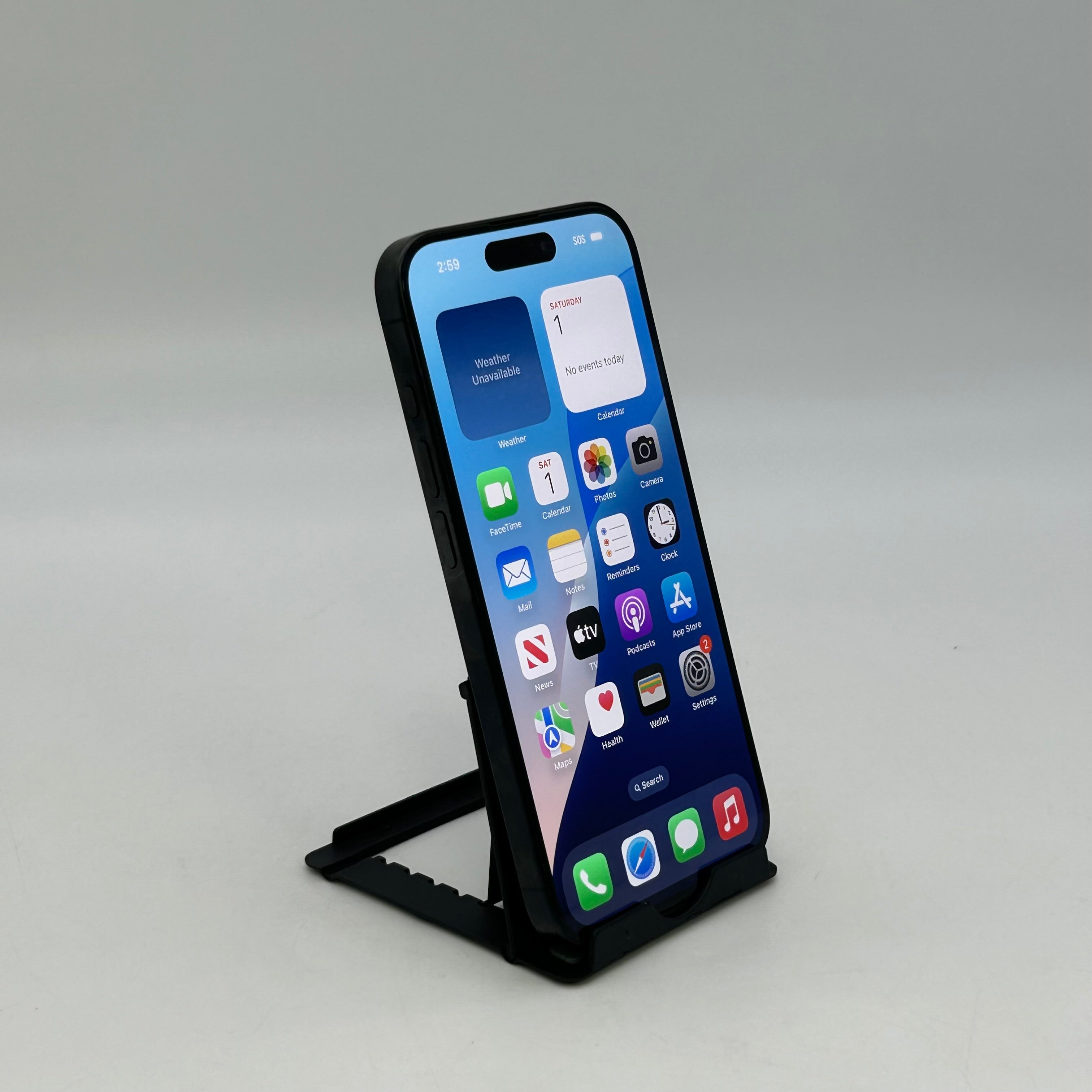 Apple iPhone 15 Pro - 128 GB - Black Titanium (T-Mobile) READ